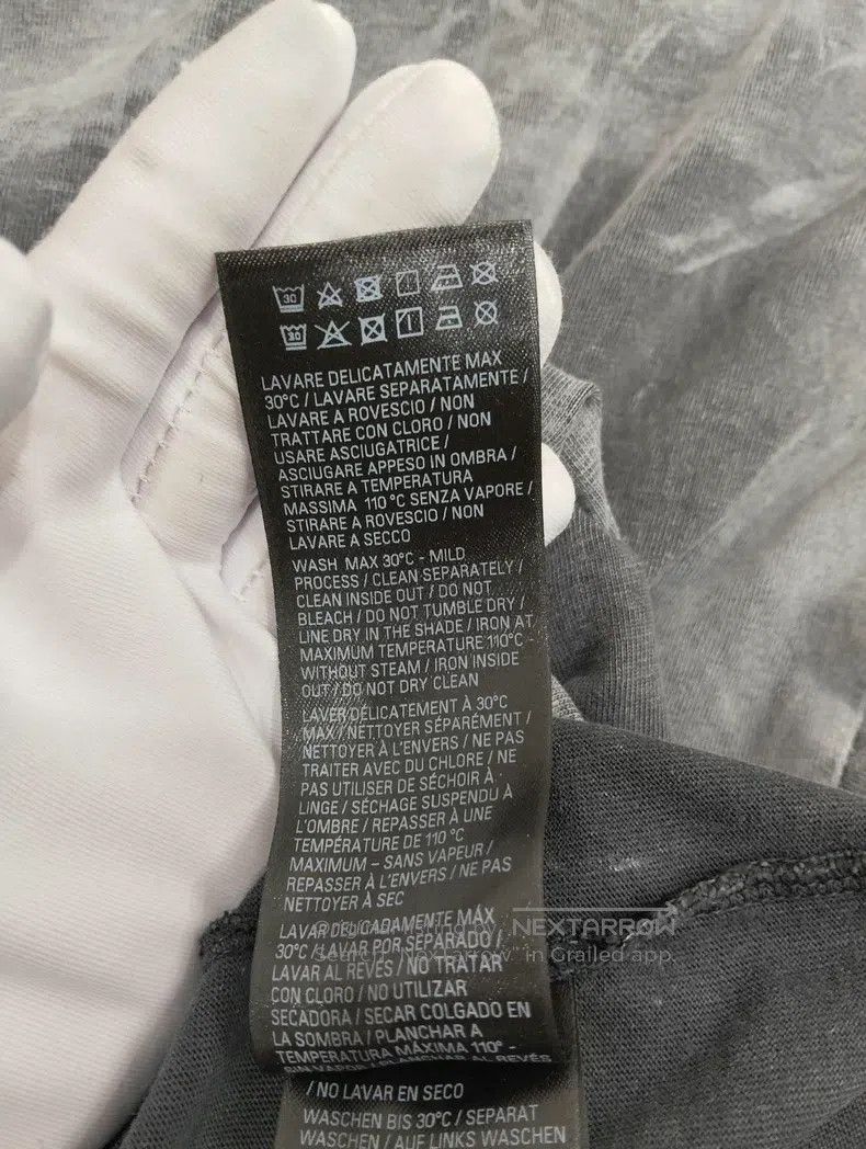 Balenciaga Balenciaga Splatter distressed grayish white mud-dyed shor Size US S / EU 44-46 / 1 - 7 Thumbnail
