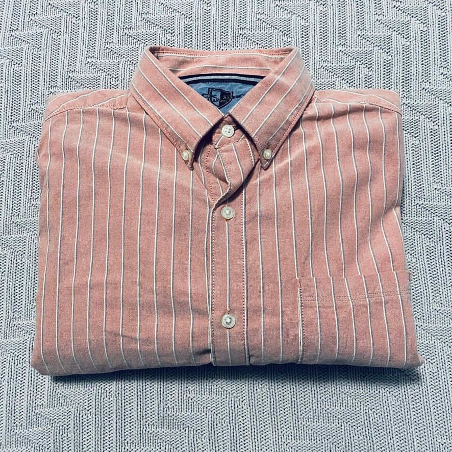 Black Brown 1826 Black & Brown muted red button down Size US L / EU 52-54 / 3 - 1 Thumbnail