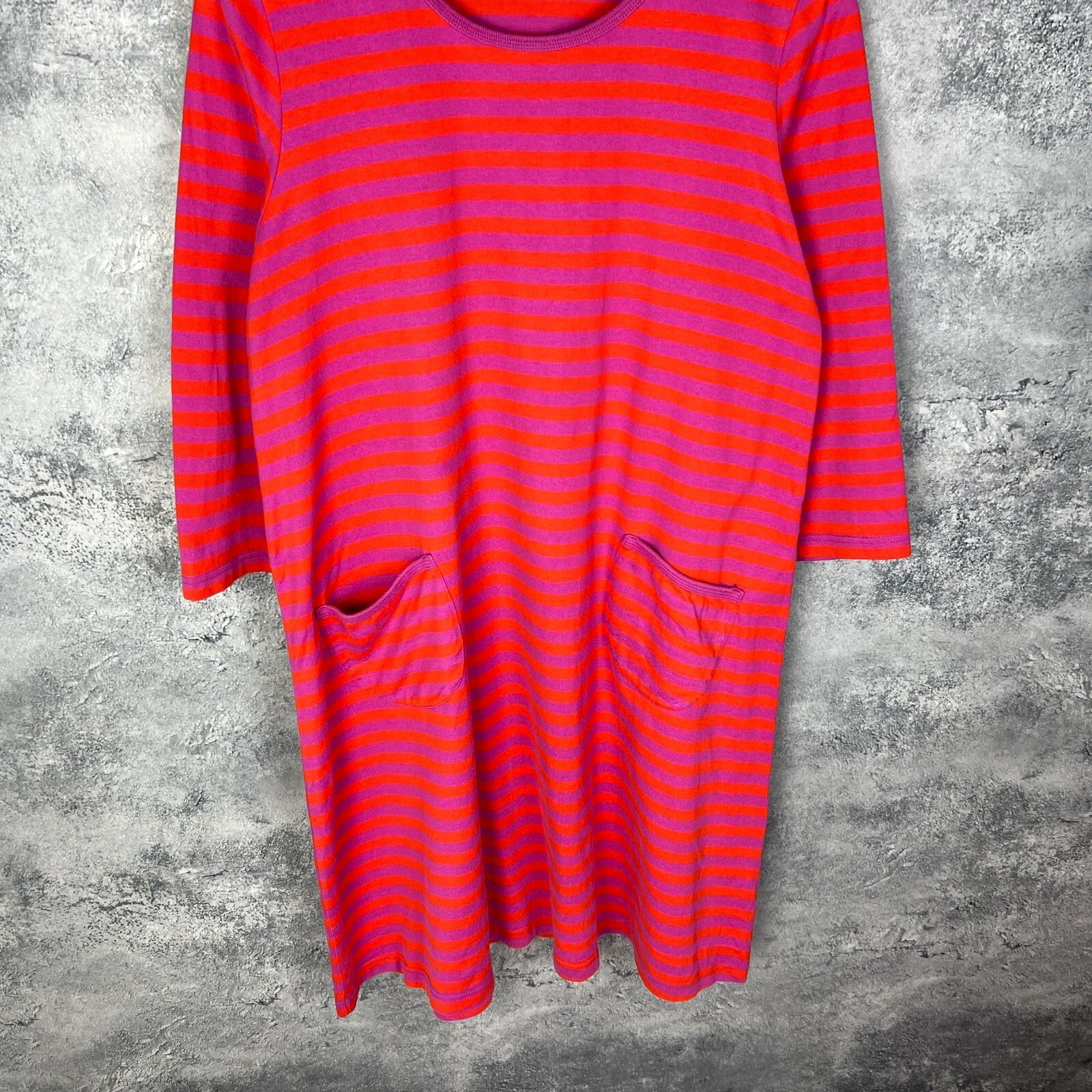 Marimekko Marimekko Women s Striped Dress Size M Cotton Long Sleeve ` Size M / US 6-8 / IT 42-44 - 3 Thumbnail