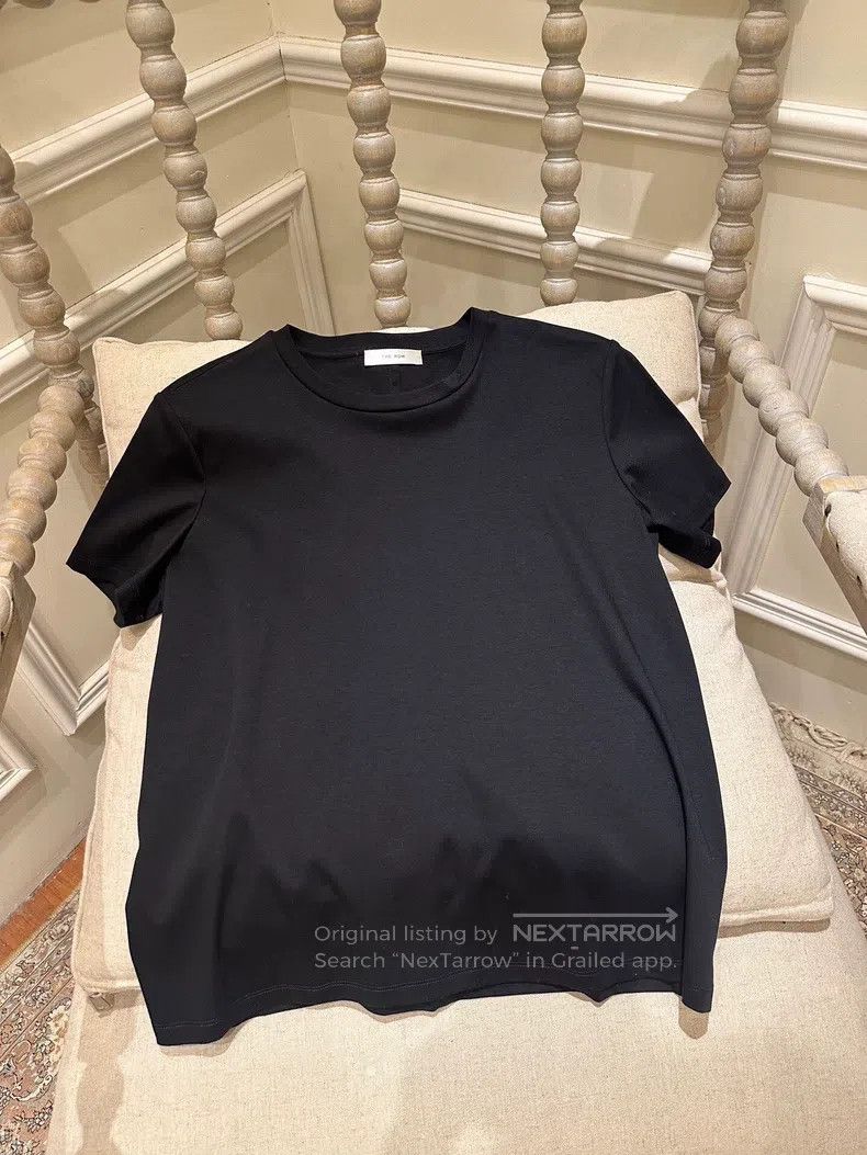 The Row The row Black short-sleeved T-shirt Size M / US 6-8 / IT 42-44 - 1 Thumbnail