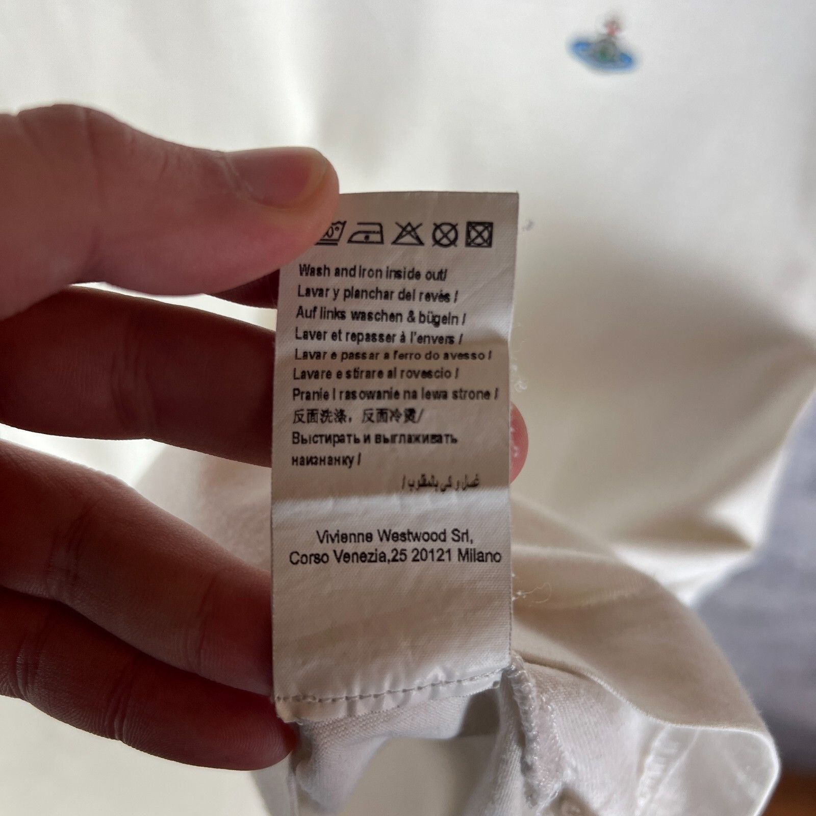 Vivienne Westwood Vivienne Westwood Tee Men's Size M White Short Sleeve ` Size US M / EU 48-50 / 2 - 6 Thumbnail
