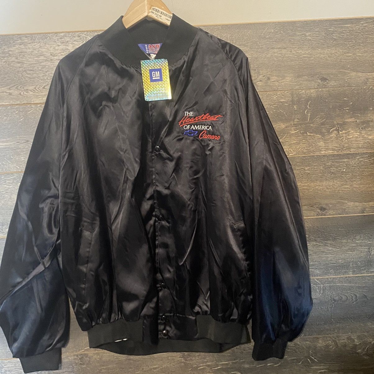 Other NWT Chevy Heartbeat of America Satin Bomber USA XXL 80s/90s Size US XXL / EU 58 / 5 - 3 Thumbnail