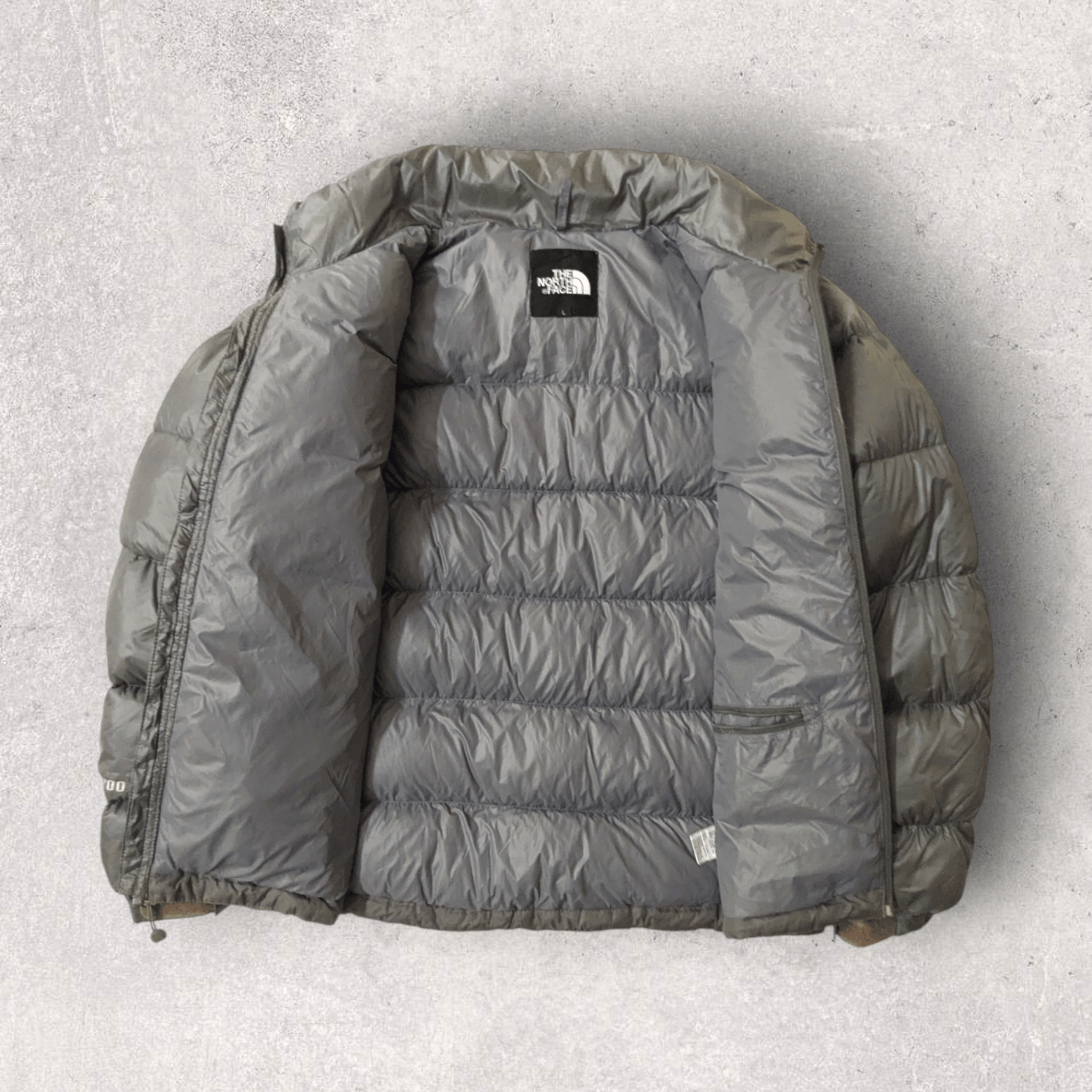 The North Face The North Face 700 series fitted nuptse shimmer grey Size L / US 10 / IT 46 - 3 Thumbnail