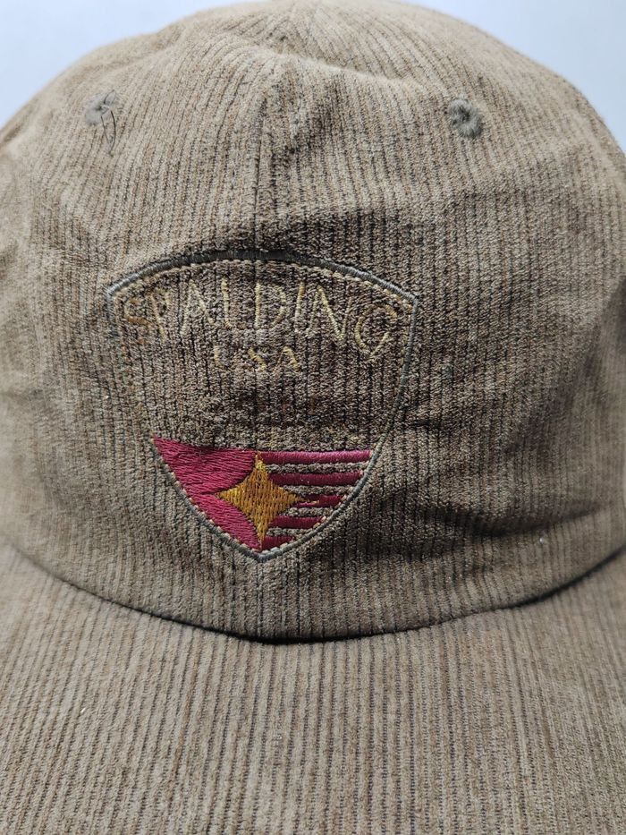 Spalding Vintage Spalding Corduroy Cap Hat Size ONE SIZE - 3 Thumbnail