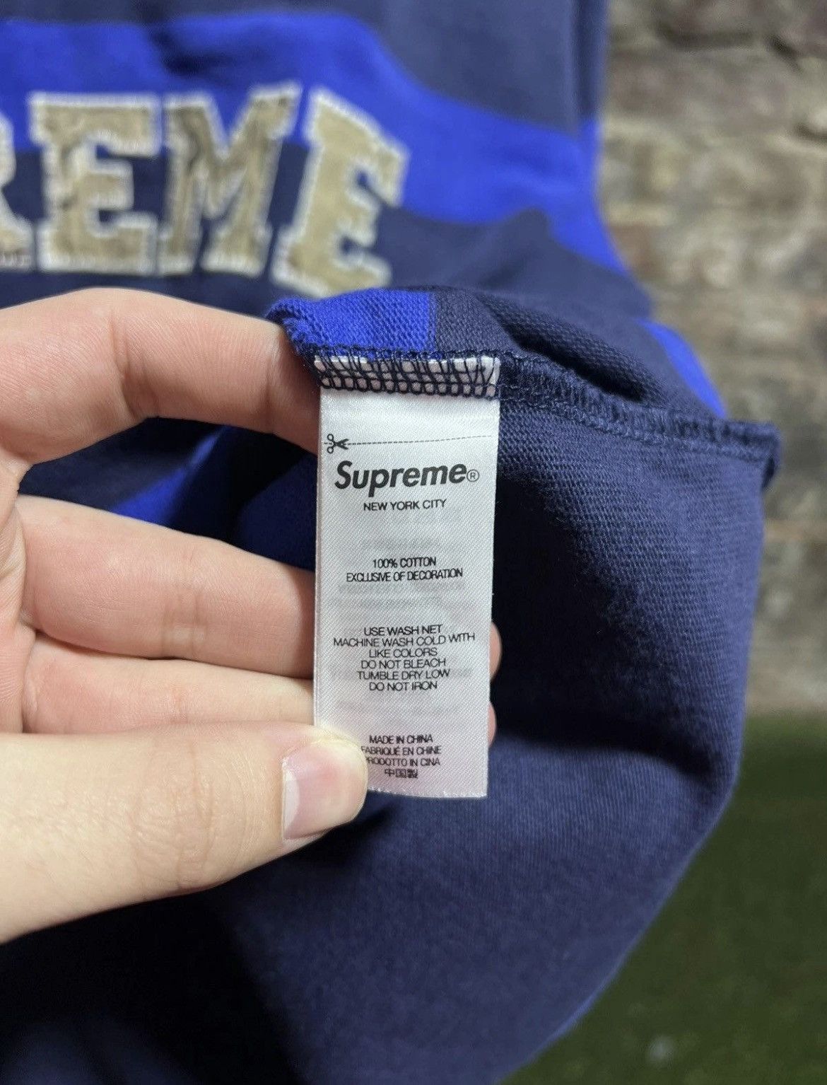 Supreme Supreme Stripe Rugby Size US XL / EU 56 / 4 - 4 Thumbnail