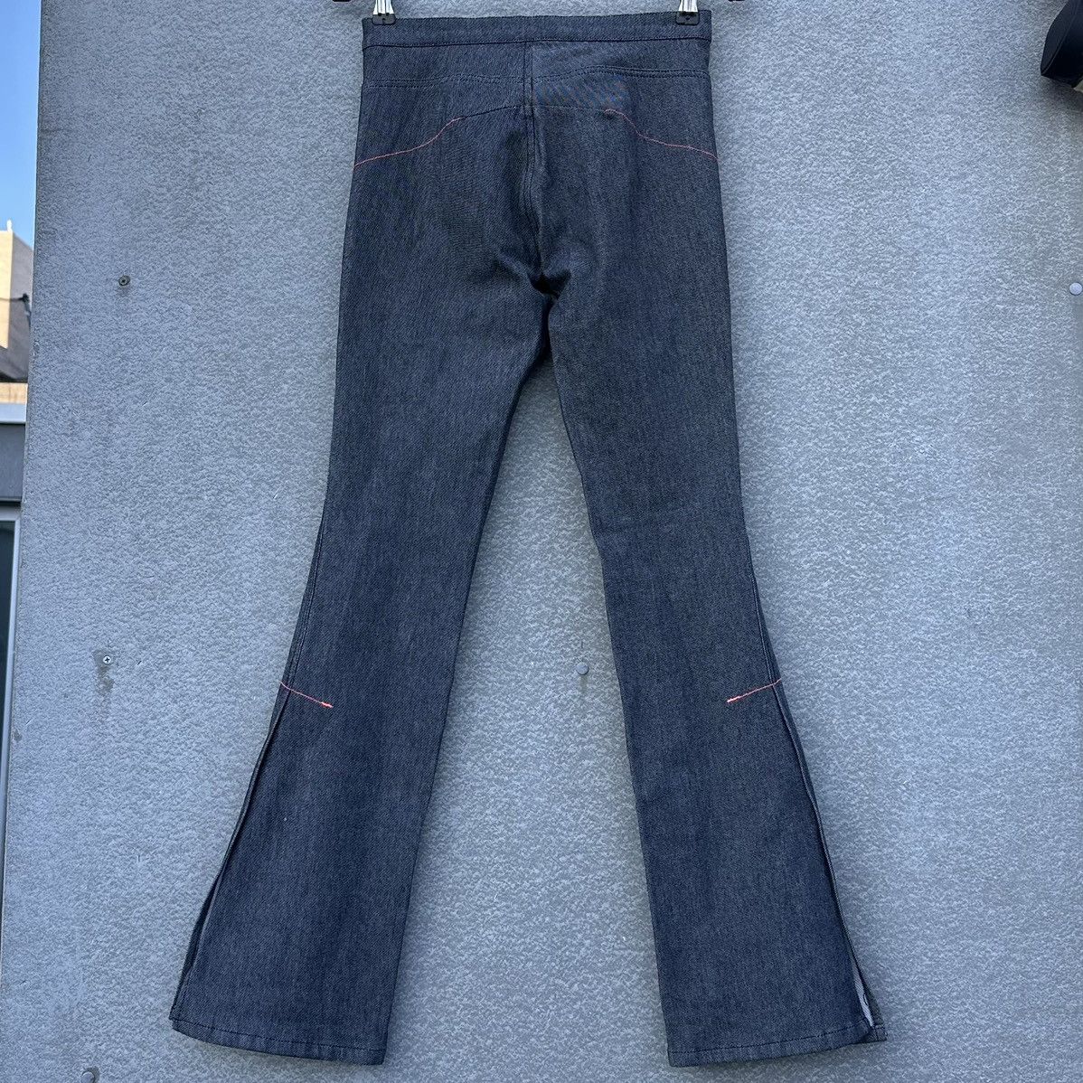 Diesel Diesel grey flared jeans with orange stitching Size 27" / US 4 / IT 40 - 1 Thumbnail