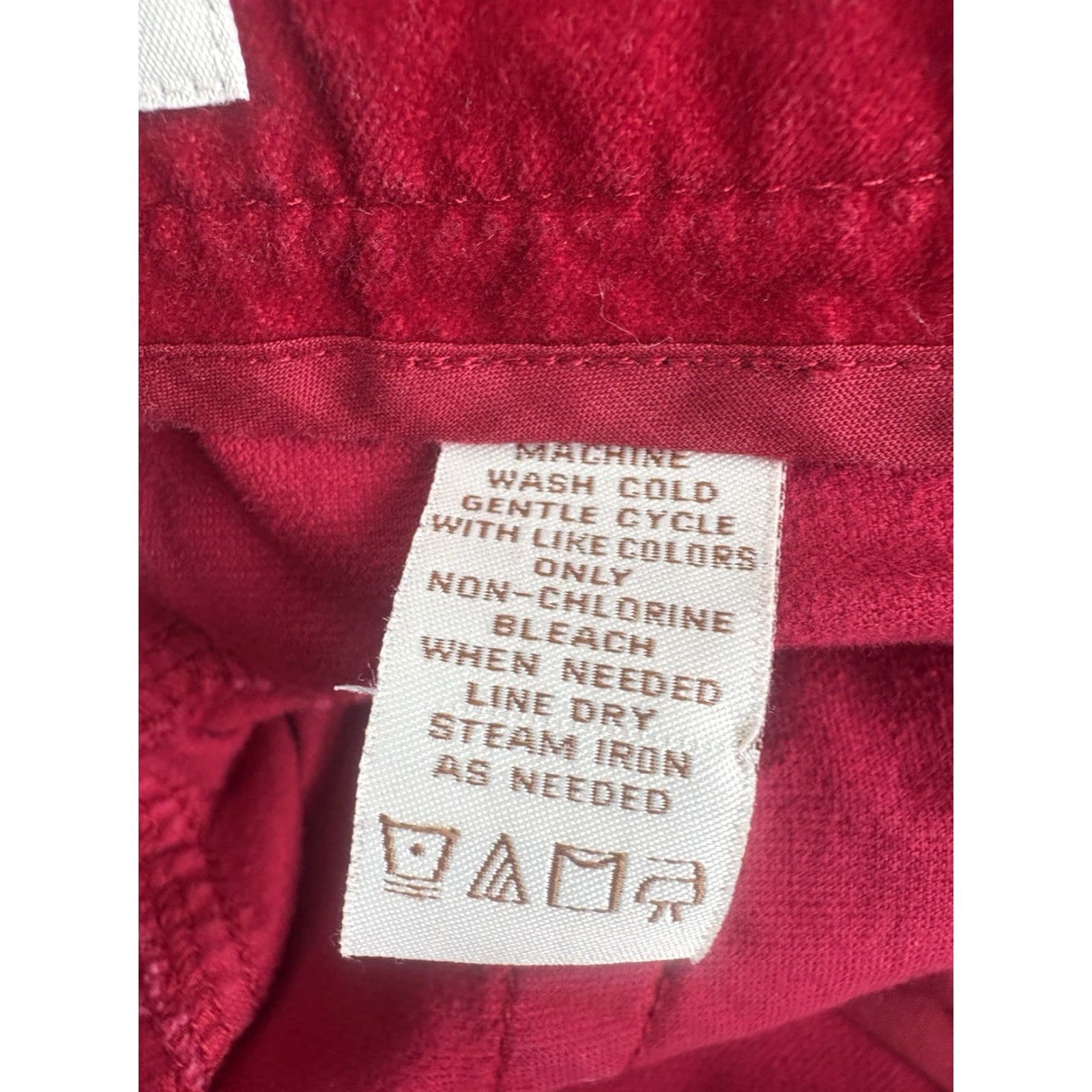 Velvet VINTAGE Clothes Women’s Red Velvet Bootcut Dress Pants Size 6 Business Casual Workwear Size 28" / US 6 / IT 42 - 8 Thumbnail