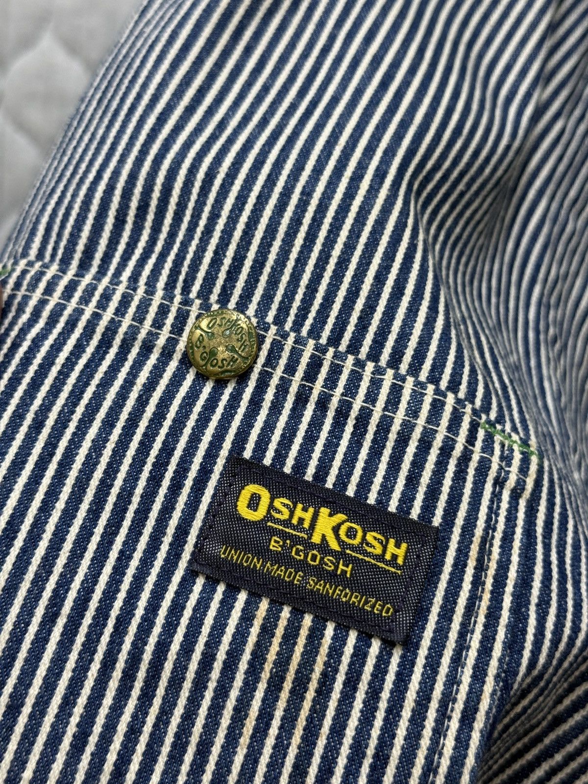Oshkosh 💥🔥💥ARCHIVE VTG 70’s OSHKOSH HICKORY BLUE CHORE JACKET Size US M / EU 48-50 / 2 - 7 Thumbnail