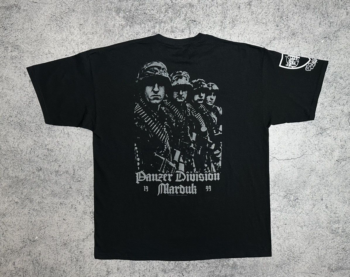 Band Tees Vintage Marduk Panzer Division 2008 Graphic T-shirt Size US XL / EU 56 / 4 - 7 Thumbnail