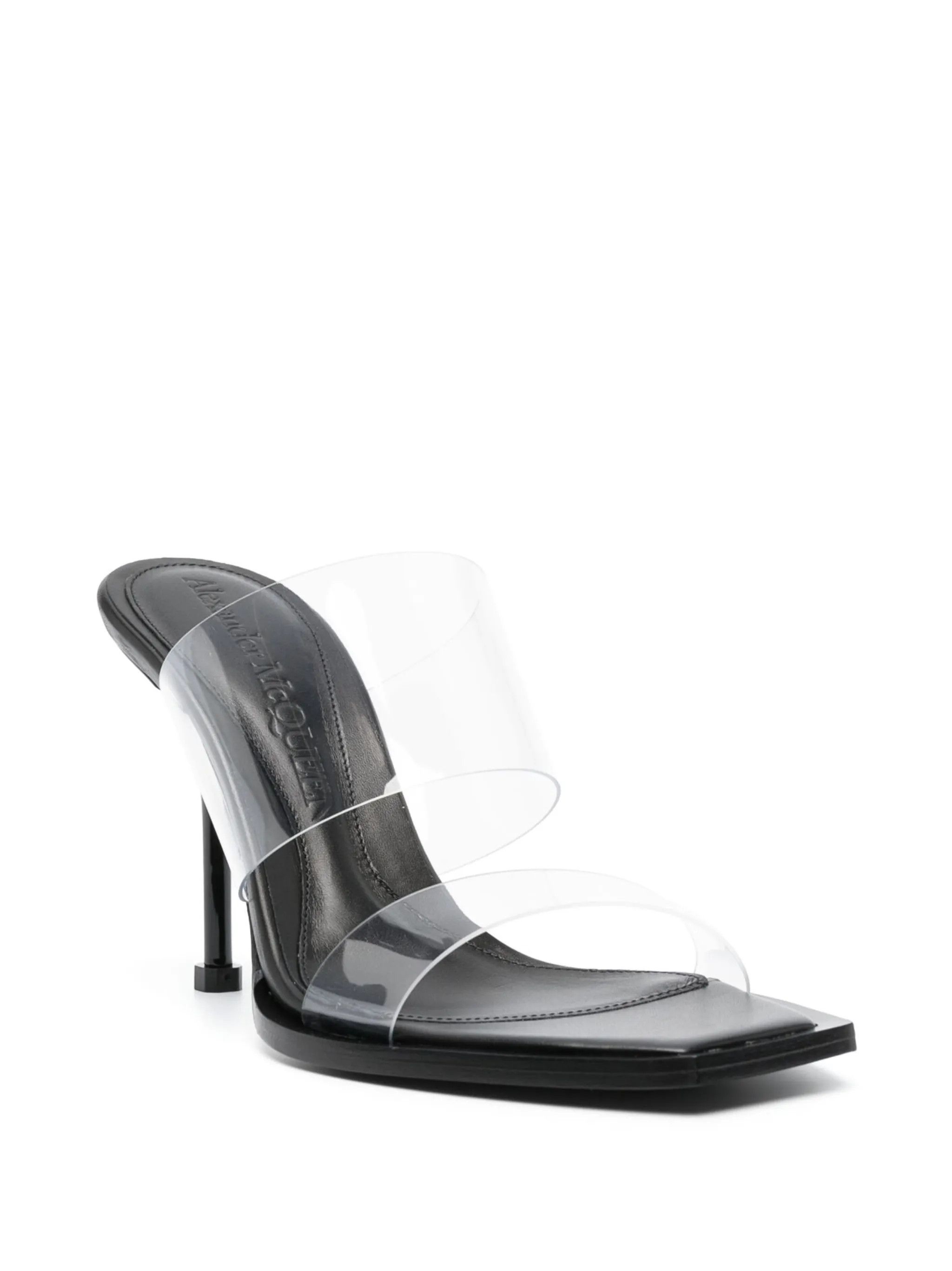Alexander McQueen o1y0225 Sandals in Black Size US 6 / IT 36 - 2 Thumbnail