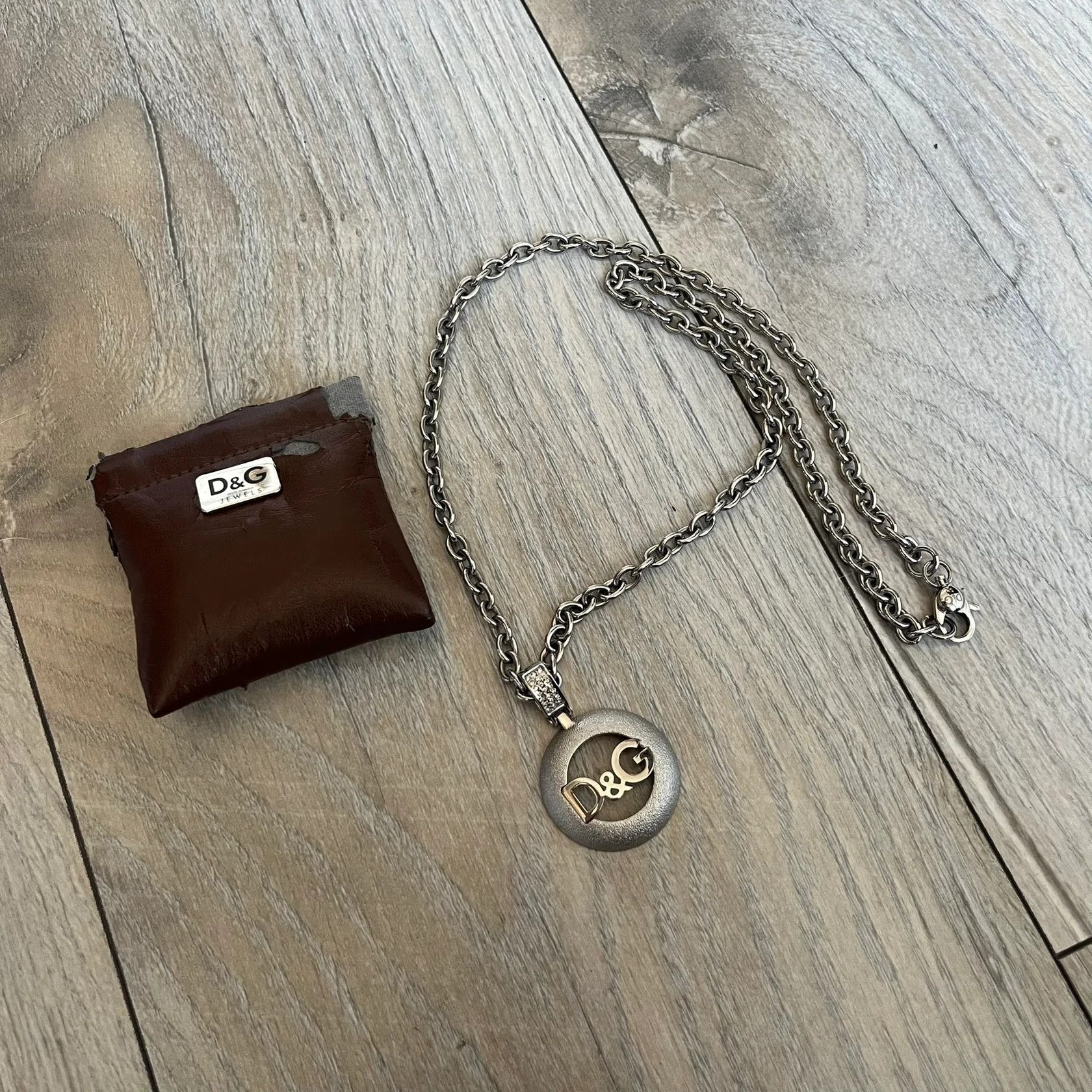 Dolce & Gabbana Dolce & Gabbana 2000's Round D&G Logo Necklace Size ONE SIZE - 2 Thumbnail
