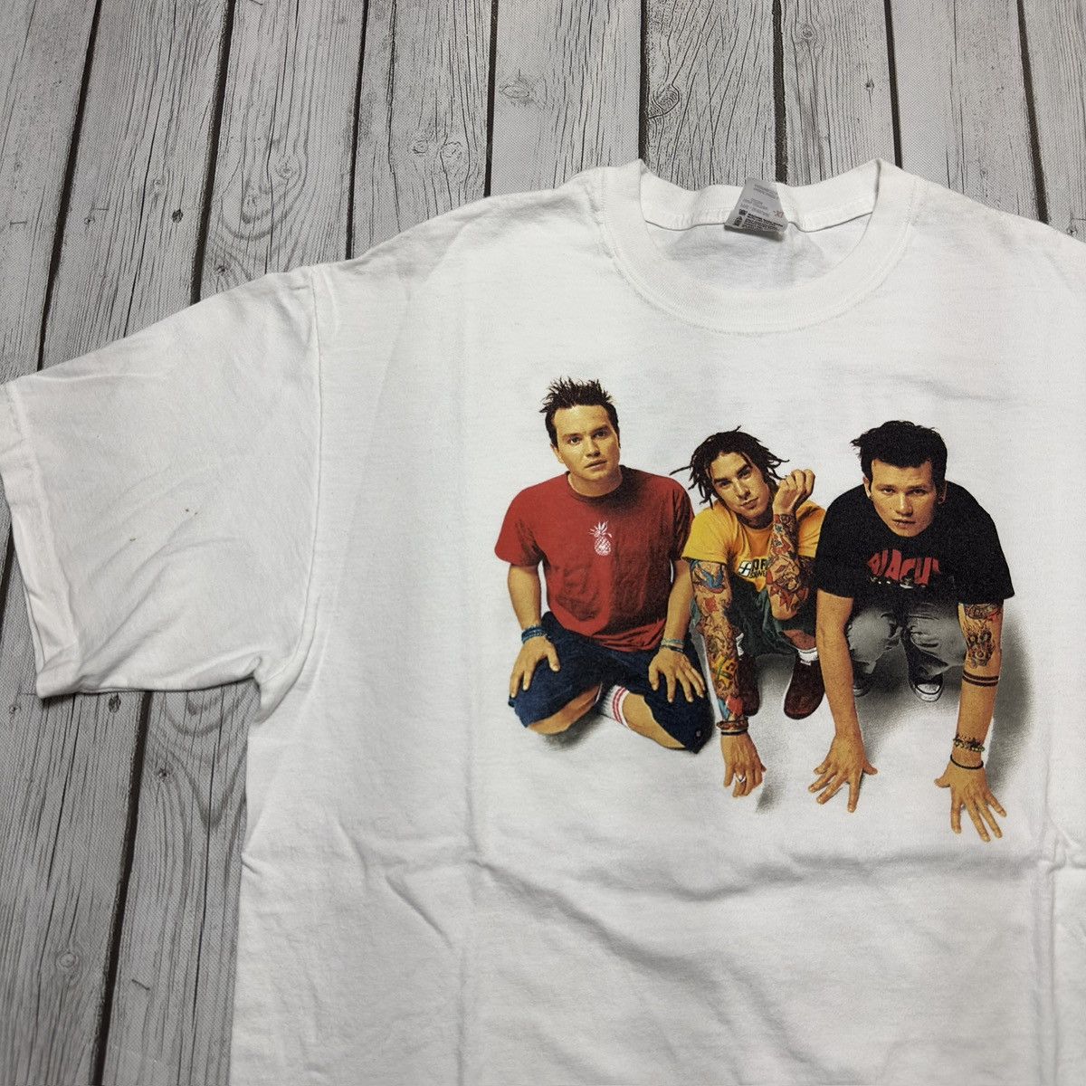 Anvil × Band Tees × Vintage Vintage Blink 182 tee Size US XL / EU 56 / 4 - 3 Thumbnail