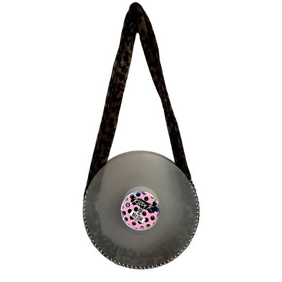 Handmade Kitty K MEOW Record Leopard Strap Shoulder Bag Size ONE SIZE - 8 Thumbnail