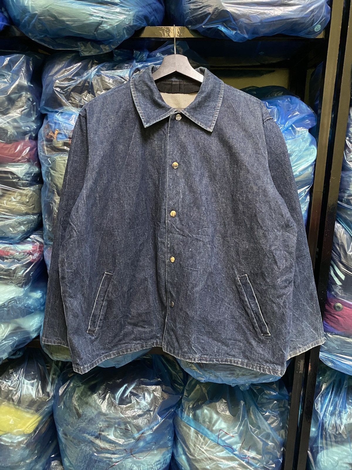 Other VINTAGE DENIM COACH JACKET Size US M / EU 48-50 / 2 - 1 Thumbnail