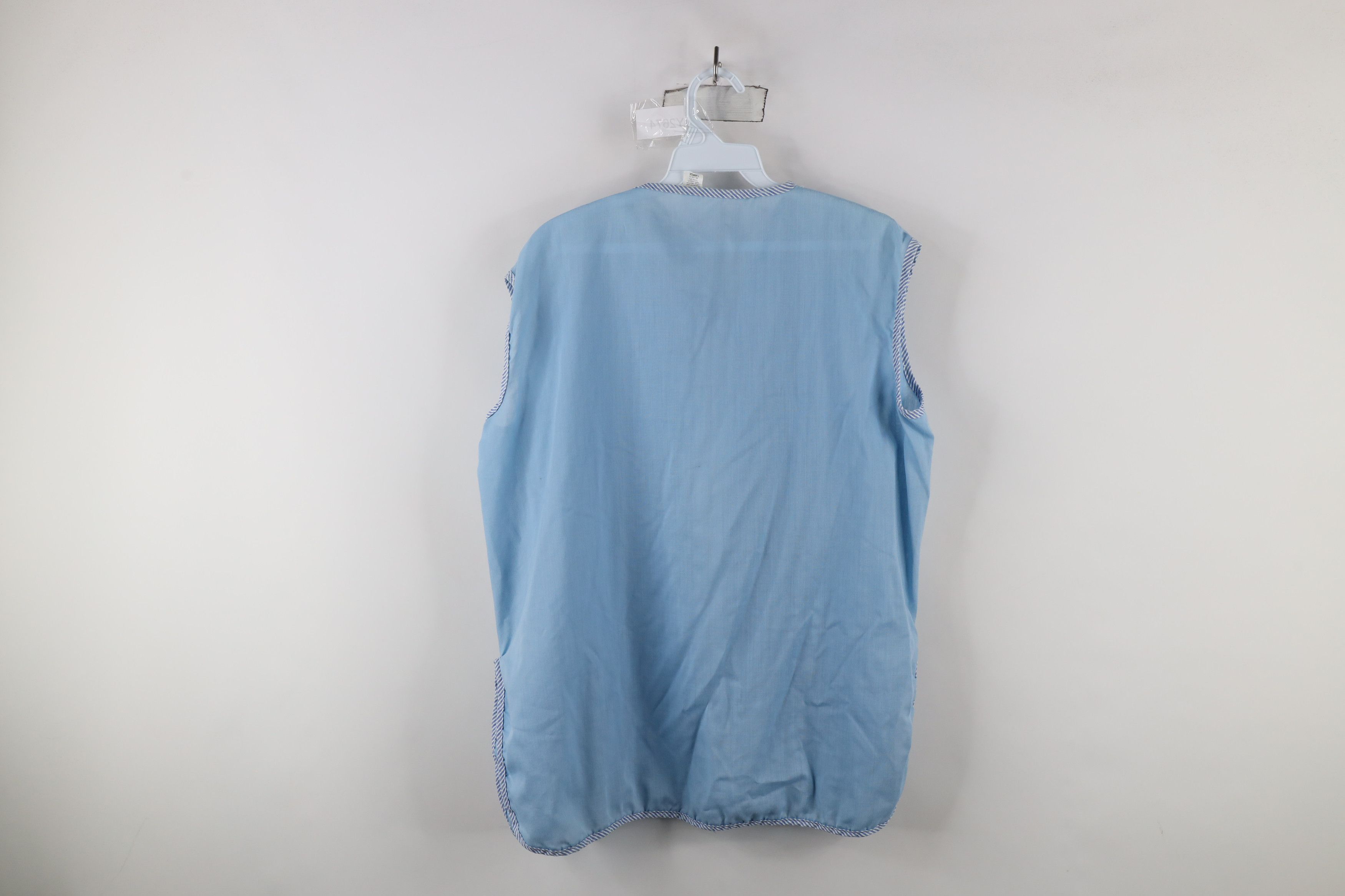 Vintage Vintage 60s 70s Streetwear Striped Full Zip Vest USA Size M / US 6-8 / IT 42-44 - 12 Thumbnail