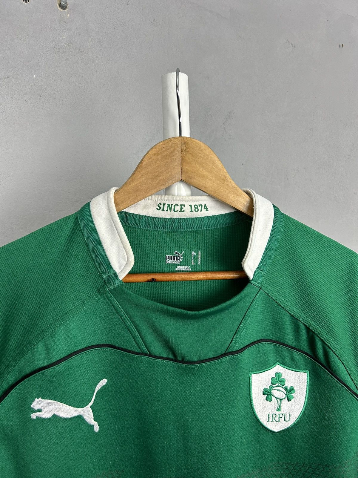 Puma Ireland 2010 Puma Rugby Jersey Shirt Short Sleeve Size US M / EU 48-50 / 2 - 5 Thumbnail