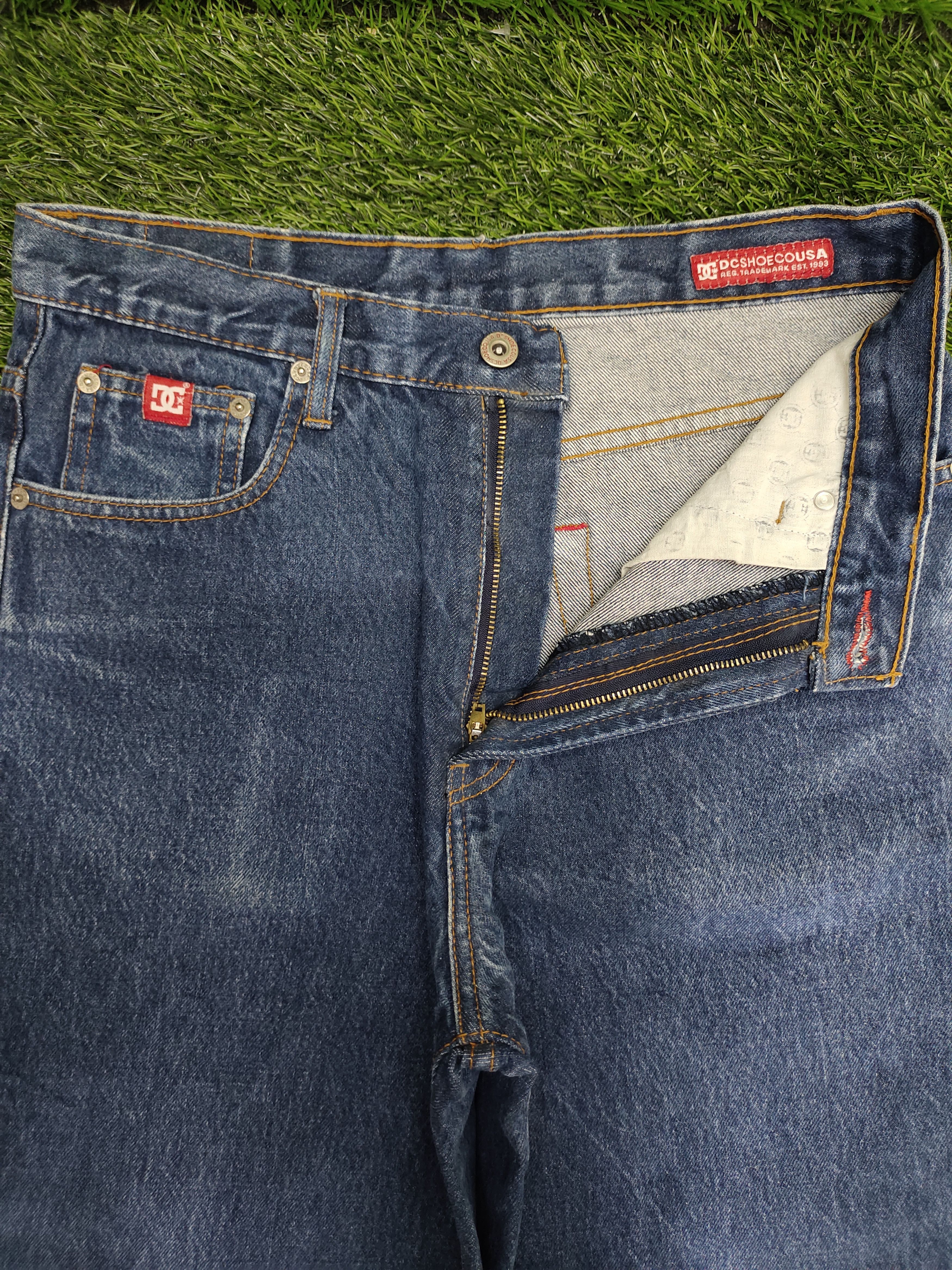 DC Baggy Jeans DC Shoes Usa Wide Leg Denim Y2k Jnco Size US 30 / EU 46 - 13 Thumbnail