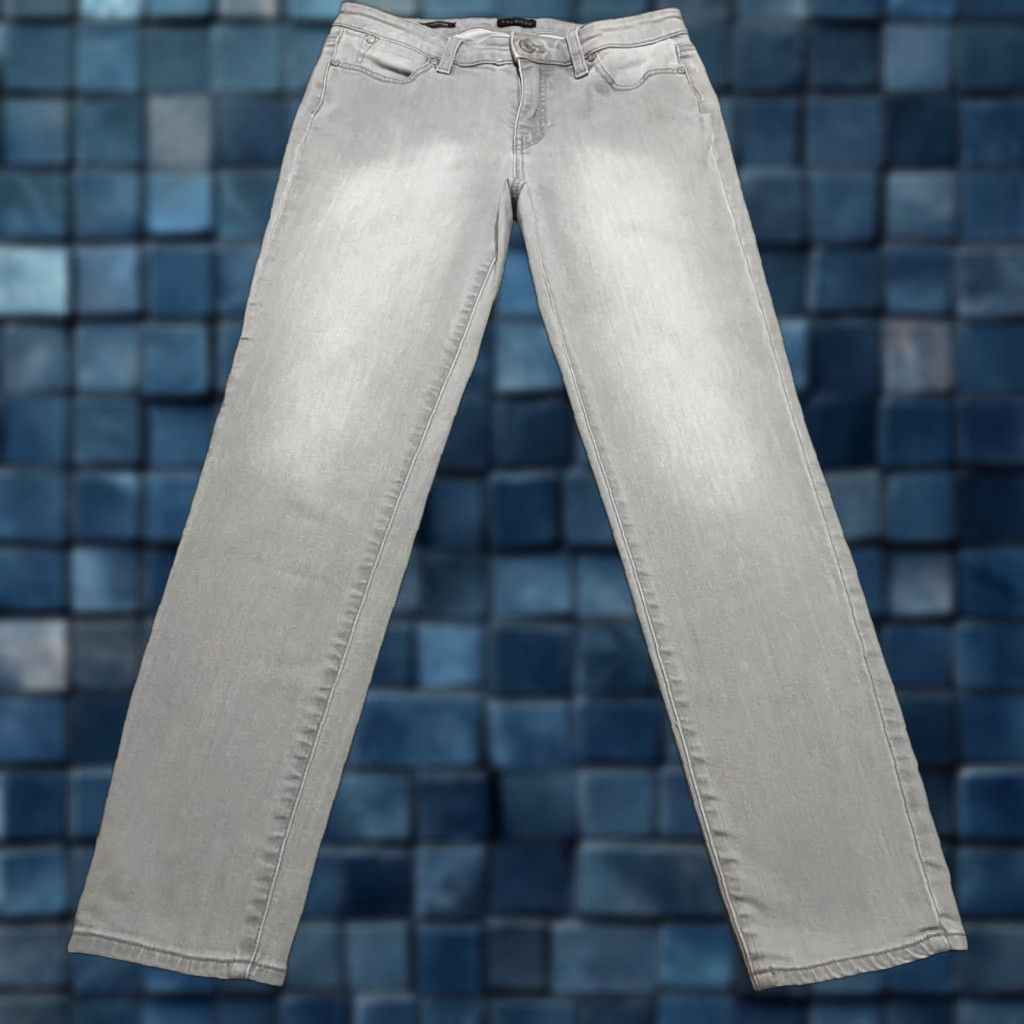 Talbots Talbots Jeans Slim 5-Pocket Design Gray Medium Wash Ankle Mid Rise Womens 4 Casual Denim Vintage: No Size 27" / US 4 / IT 40 - 1 Thumbnail