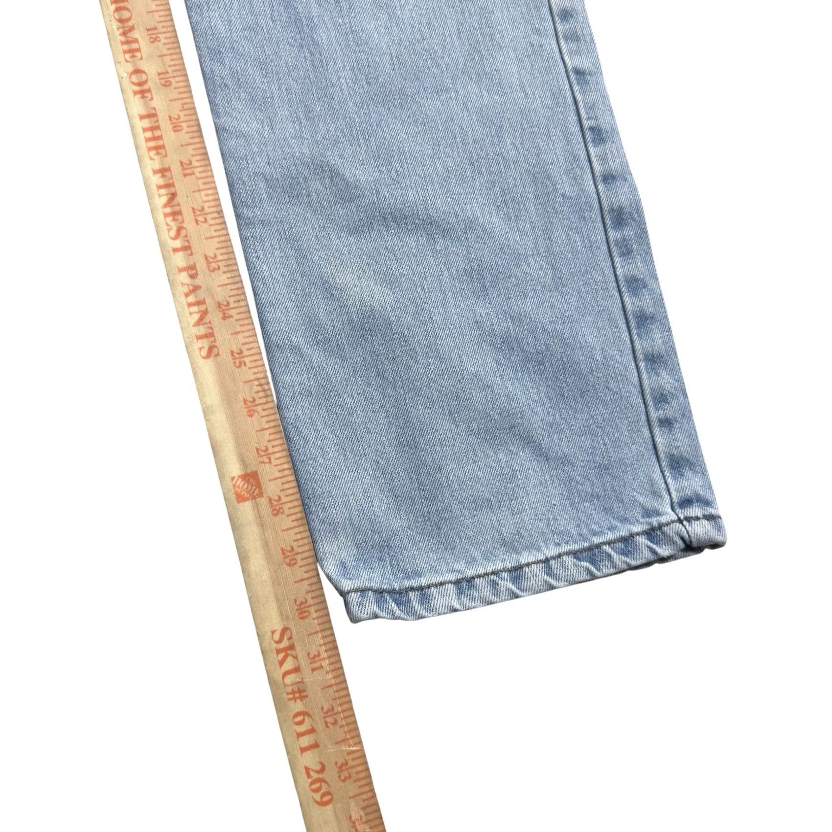 Levi's VINTAGE Levi's 505 Jeans Mens 35x32 Regular Fit Straight Leg 2000s Y2K Blue Size US 35 - 3 Thumbnail