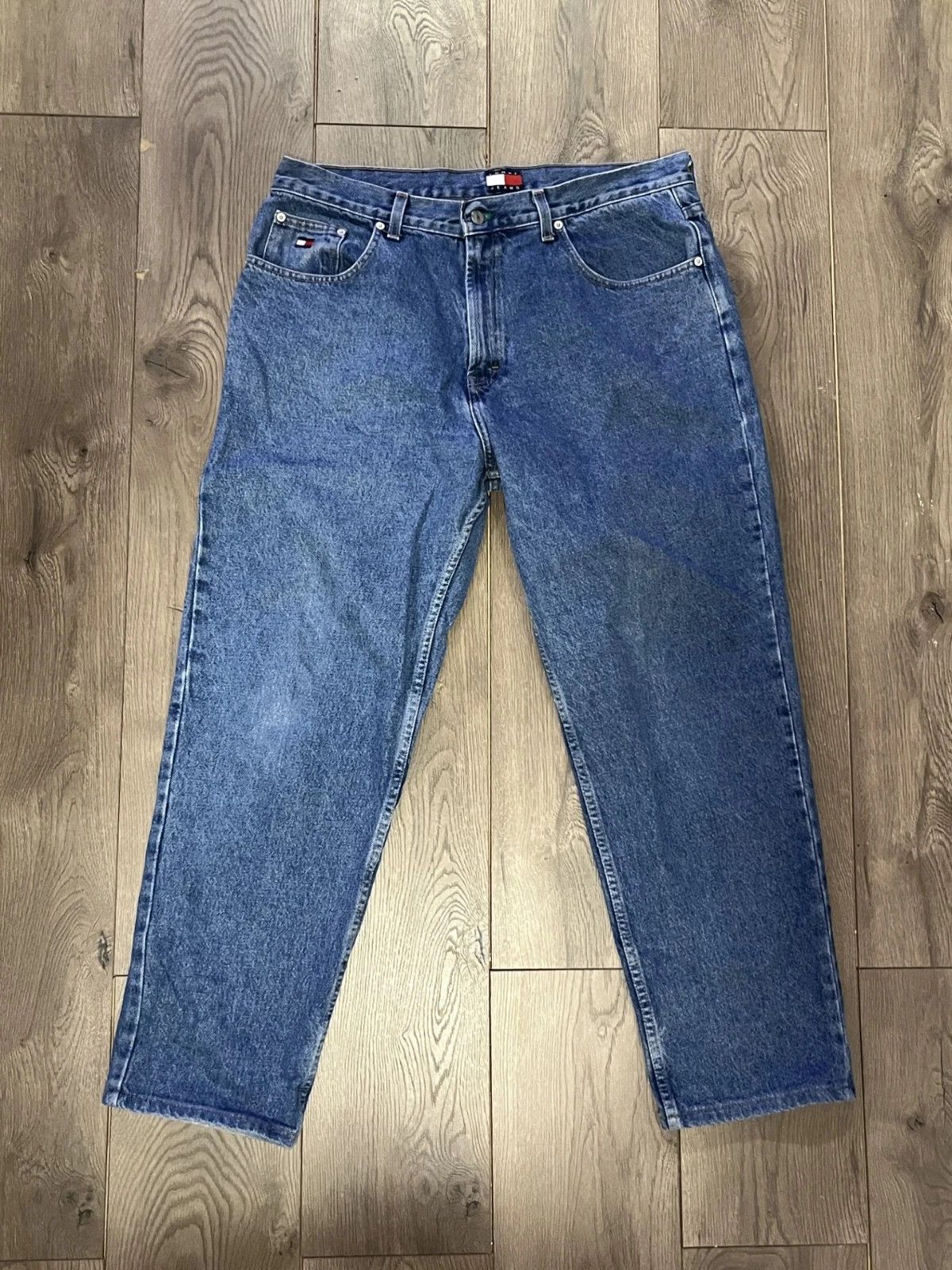 Tommy Hilfiger Vintage 90's/2000's Tommy Hilfiger Jeans 36x32 Size US 36 / EU 52 - 3 Thumbnail
