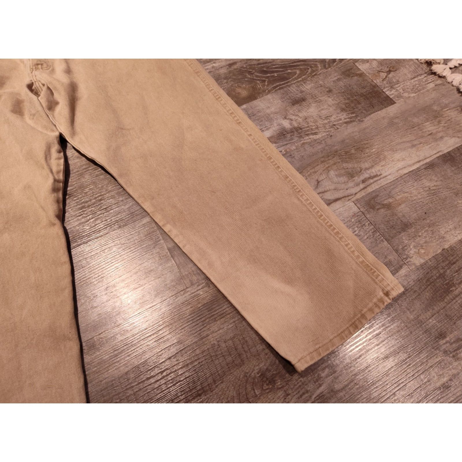 Wrangler VINTAGE Wrangler Men's Jeans 42X30 Tan Cotton 5-Pocket USA Cowboy 90s Size US 42 / EU 58 - 6 Thumbnail