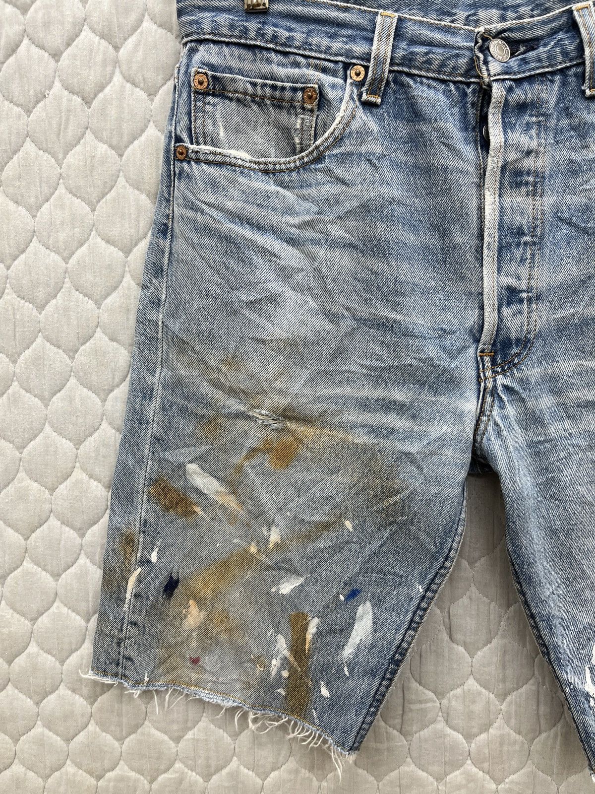 Levi's 🔥🔥🔥STEALS VTG LEVIS 501 SHORTS (CUSTOM) Size US 32 / EU 48 - 4 Thumbnail