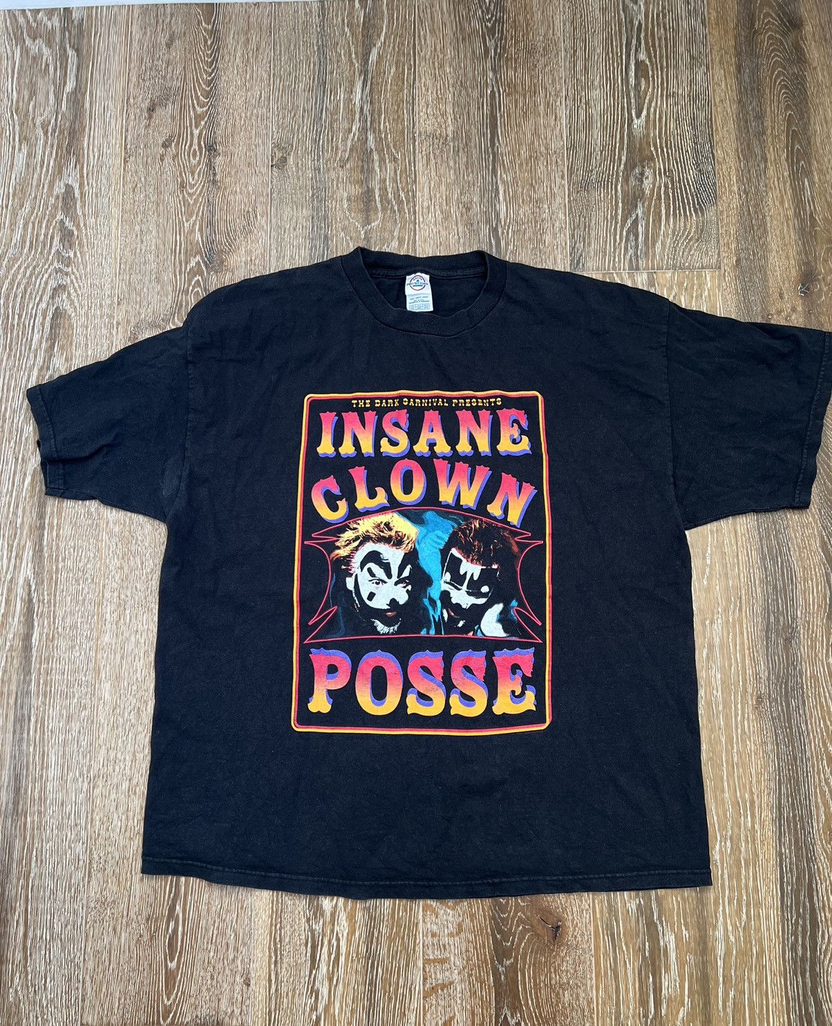 Image of Band Tees x Vintage Insane Clown Posse Tee in Black, Men's (Size 2XL)