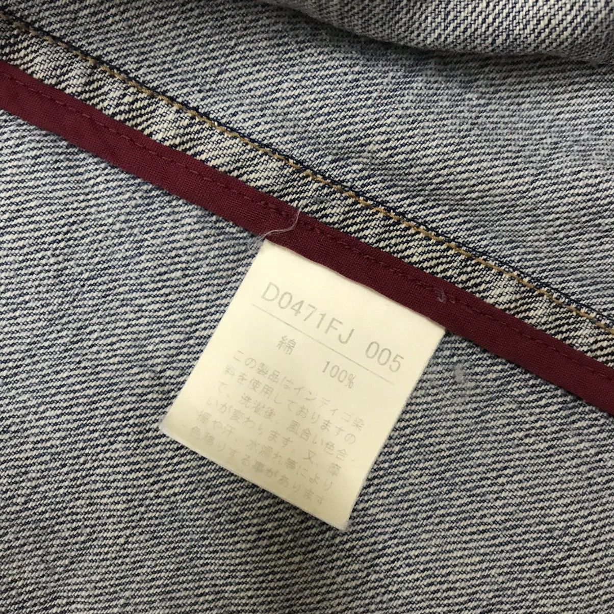 Japanese Brand Vintage Distressed Papas Tartan Neck Chore Jacket Denim Size US M / EU 48-50 / 2 - 17 Thumbnail