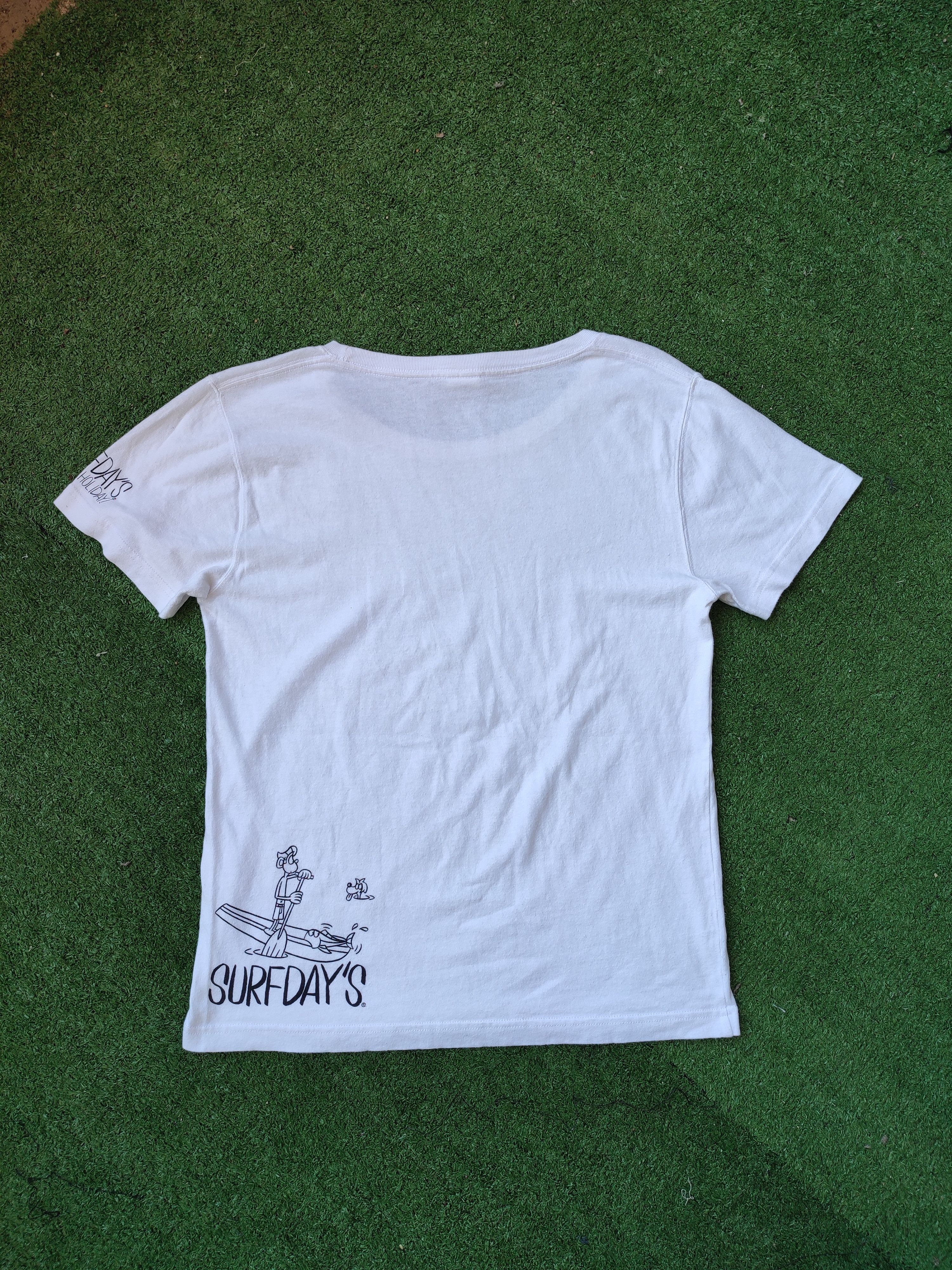 Japanese Brand VINTAGE SURF DAY'S SURF & PEACE TEE Size US M / EU 48-50 / 2 - 8 Thumbnail