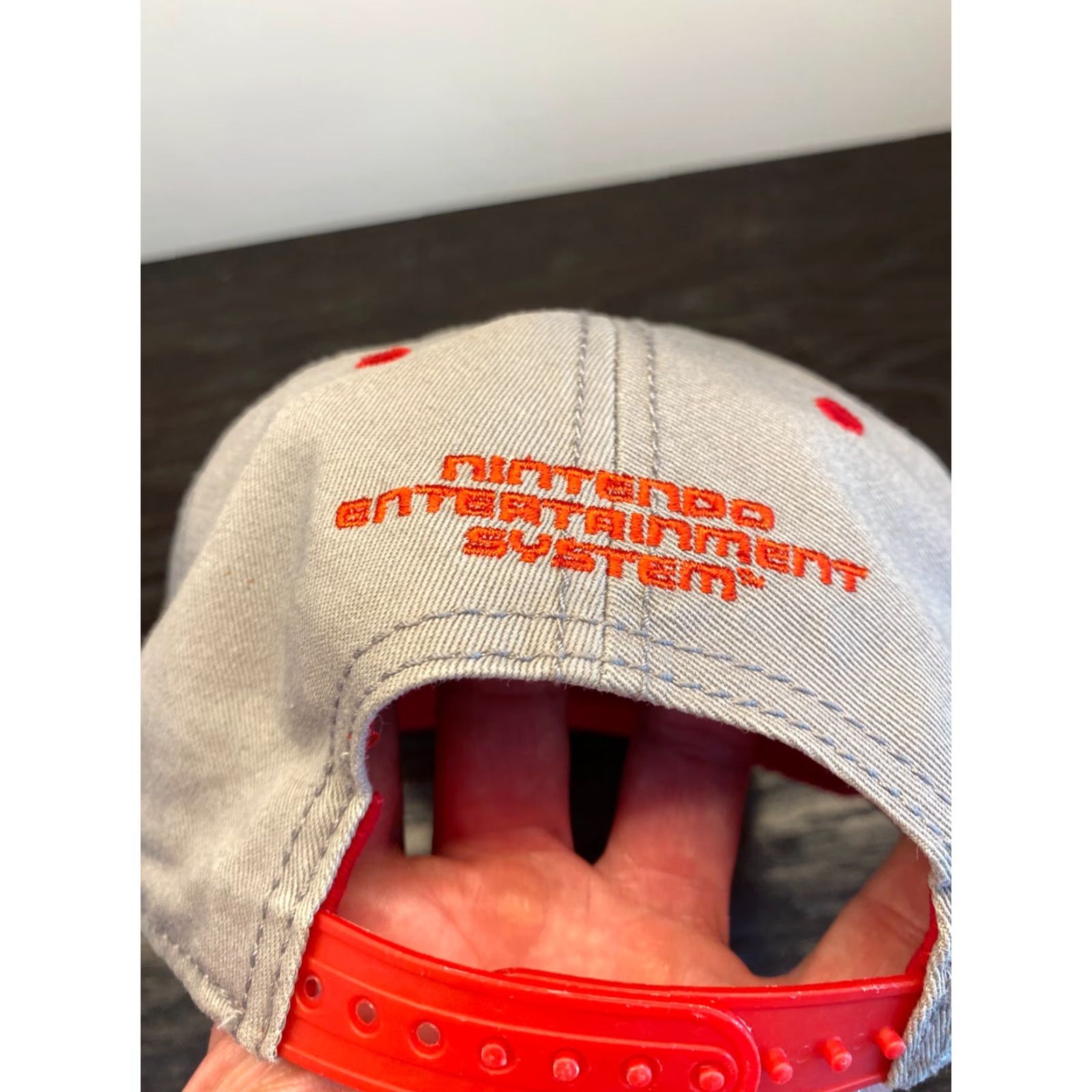 Nintendo VINTAGE Nintendo Baseball Cap Hat Mens One Size Gray Cotton Retro 90s Controller Embroidered OSFM Size ONE SIZE - 5 Thumbnail