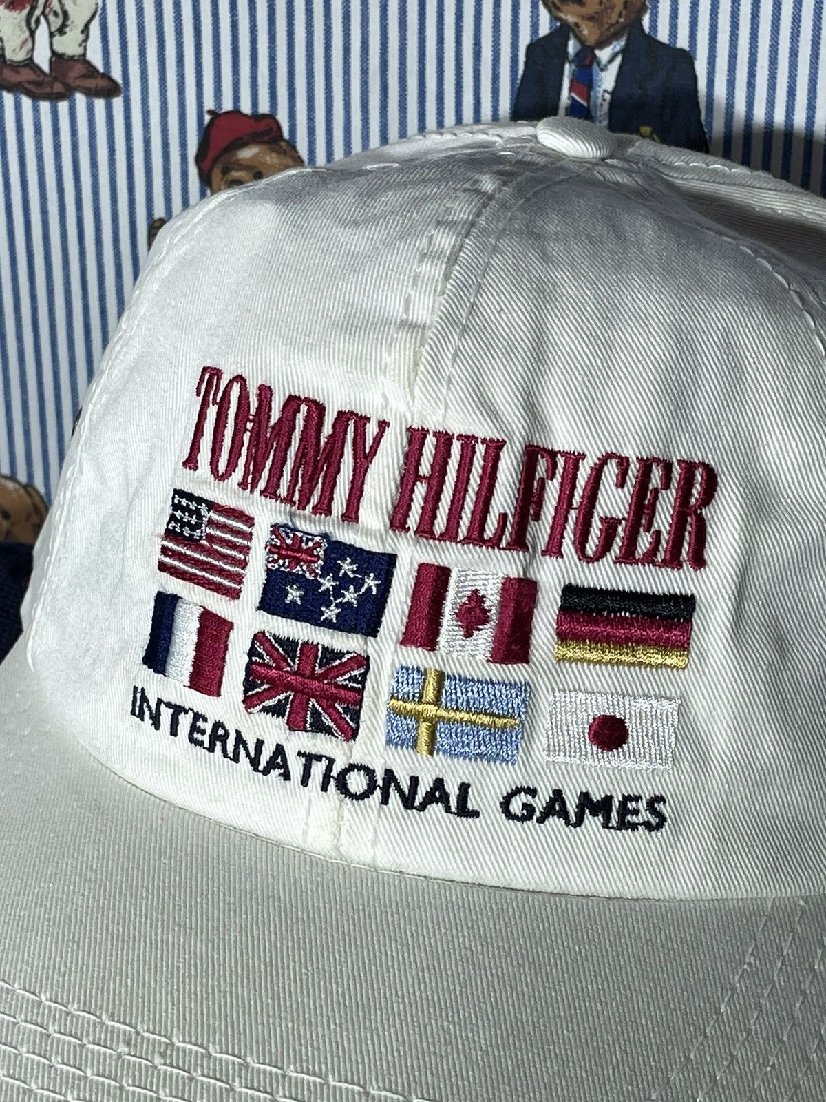 Tommy Hilfiger × Vintage Cap Tommy Hilfiger International Games OG Vintage 90’s Size ONE SIZE - 3 Thumbnail