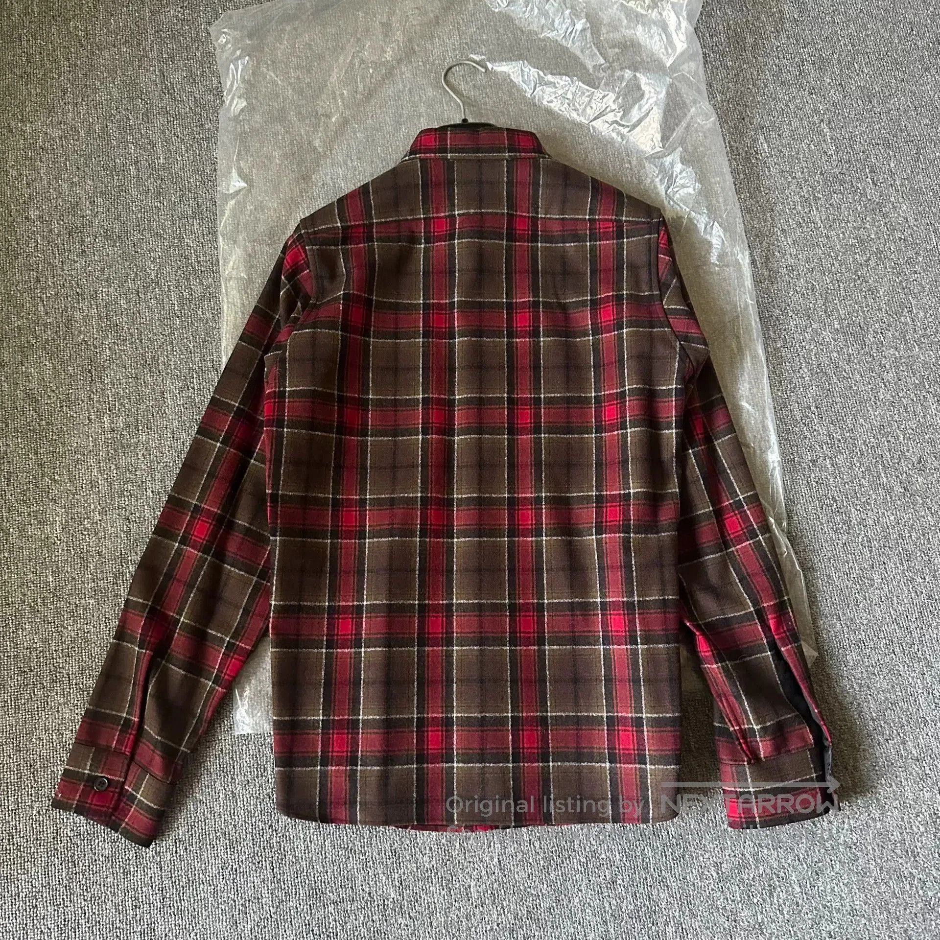 Saint Laurent Paris Saint Laurent SLP 13FW Red Plaid Wool Shirt. Size US S / EU 44-46 / 1 - 2 Thumbnail