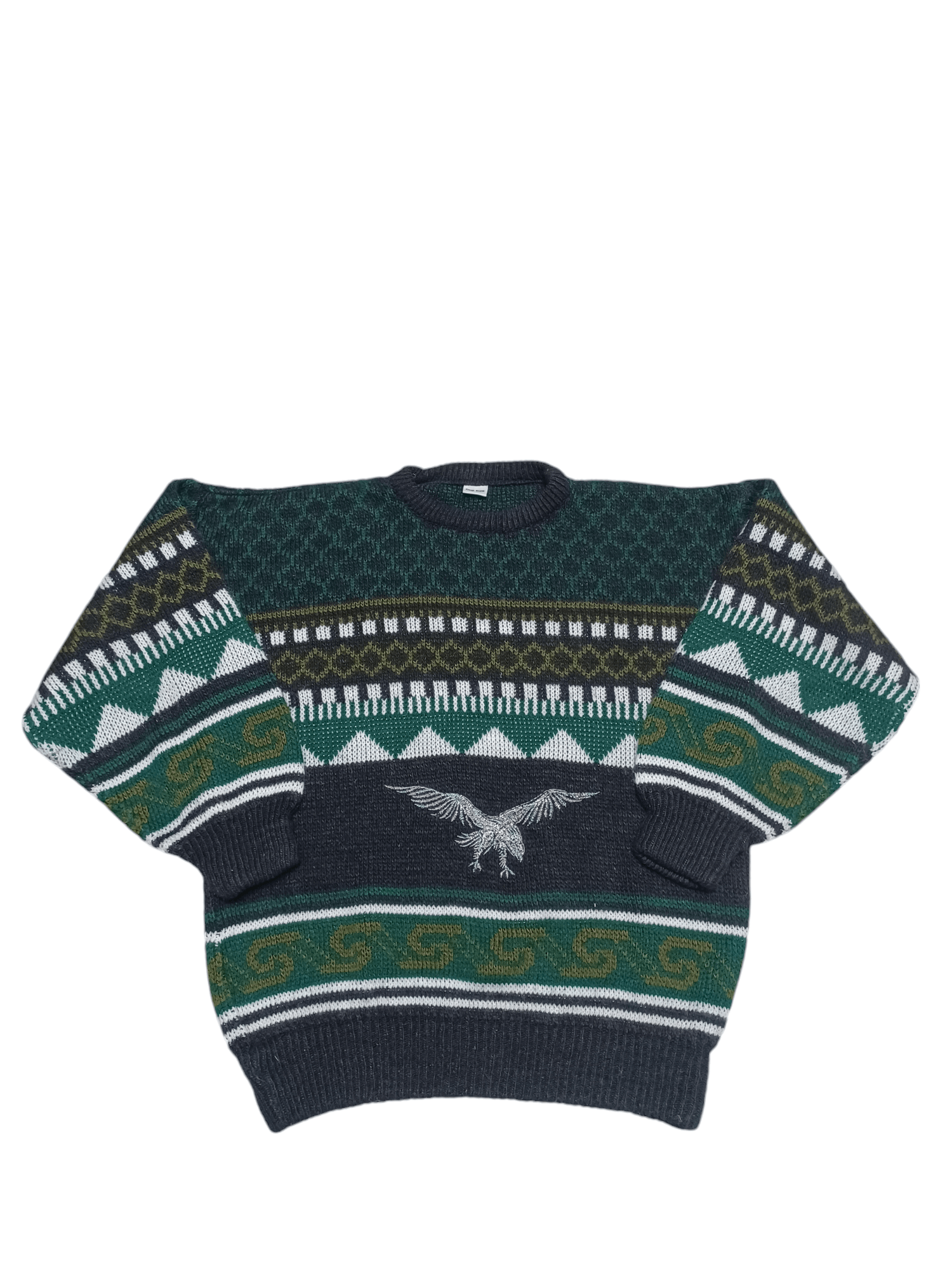 Other VINTAGE 90S MADE IN UK EAGLE SWEATER Y2K DESIGNER Size US S / EU 44-46 / 1 - 1 Thumbnail