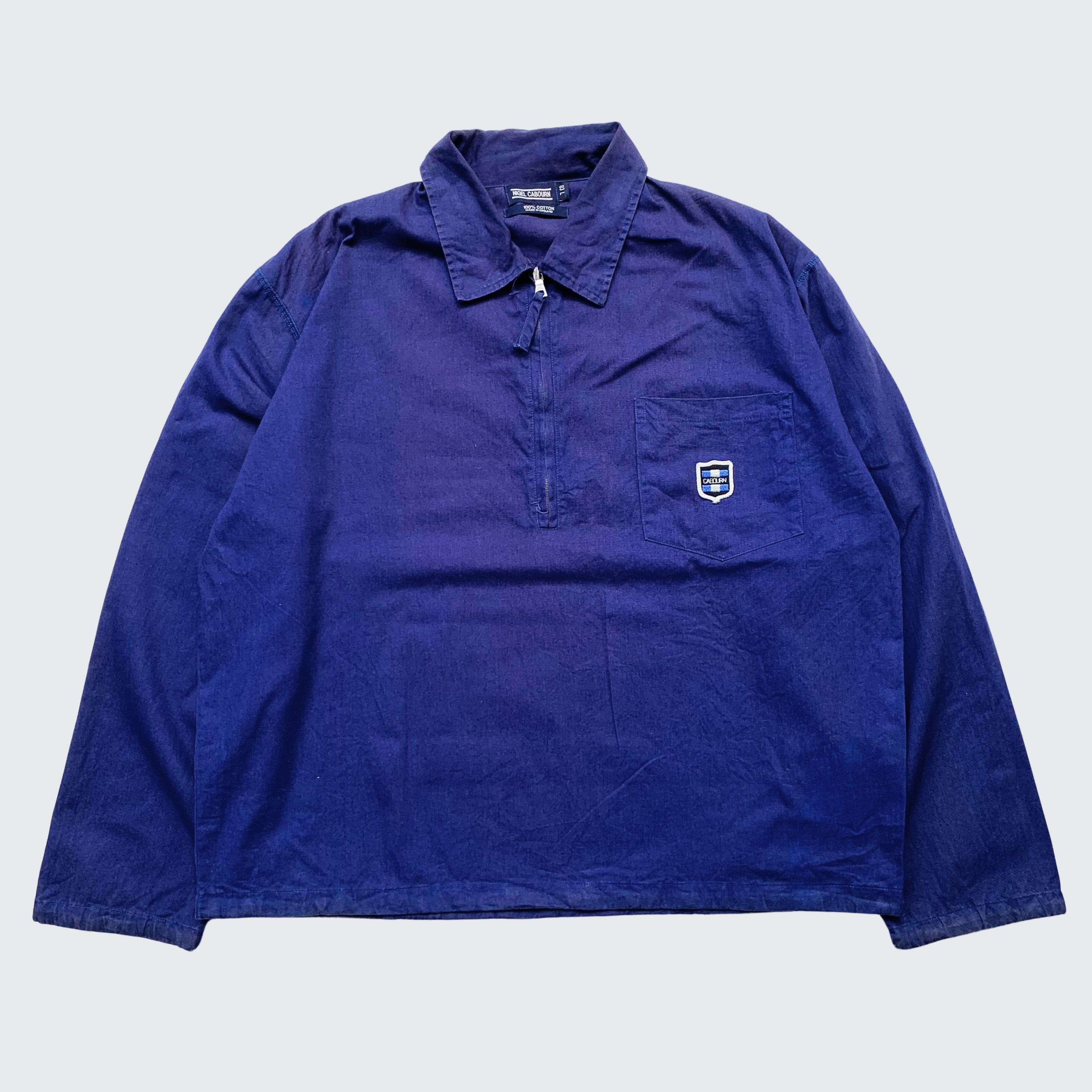 Nigel Cabourn 1980s Nigel Cabourn England Half Zip Canvas Jacket Size US L / EU 52-54 / 3 - 1 Thumbnail