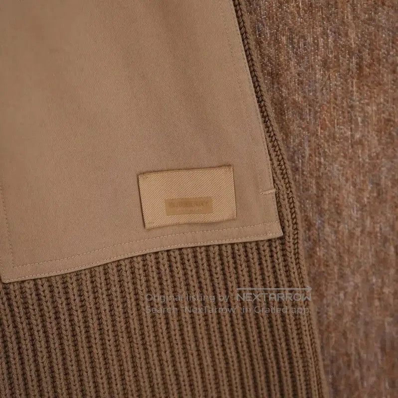 Burberry Burberry Brown Knitted Midi Skirt for Women. Size 23" - 3 Thumbnail