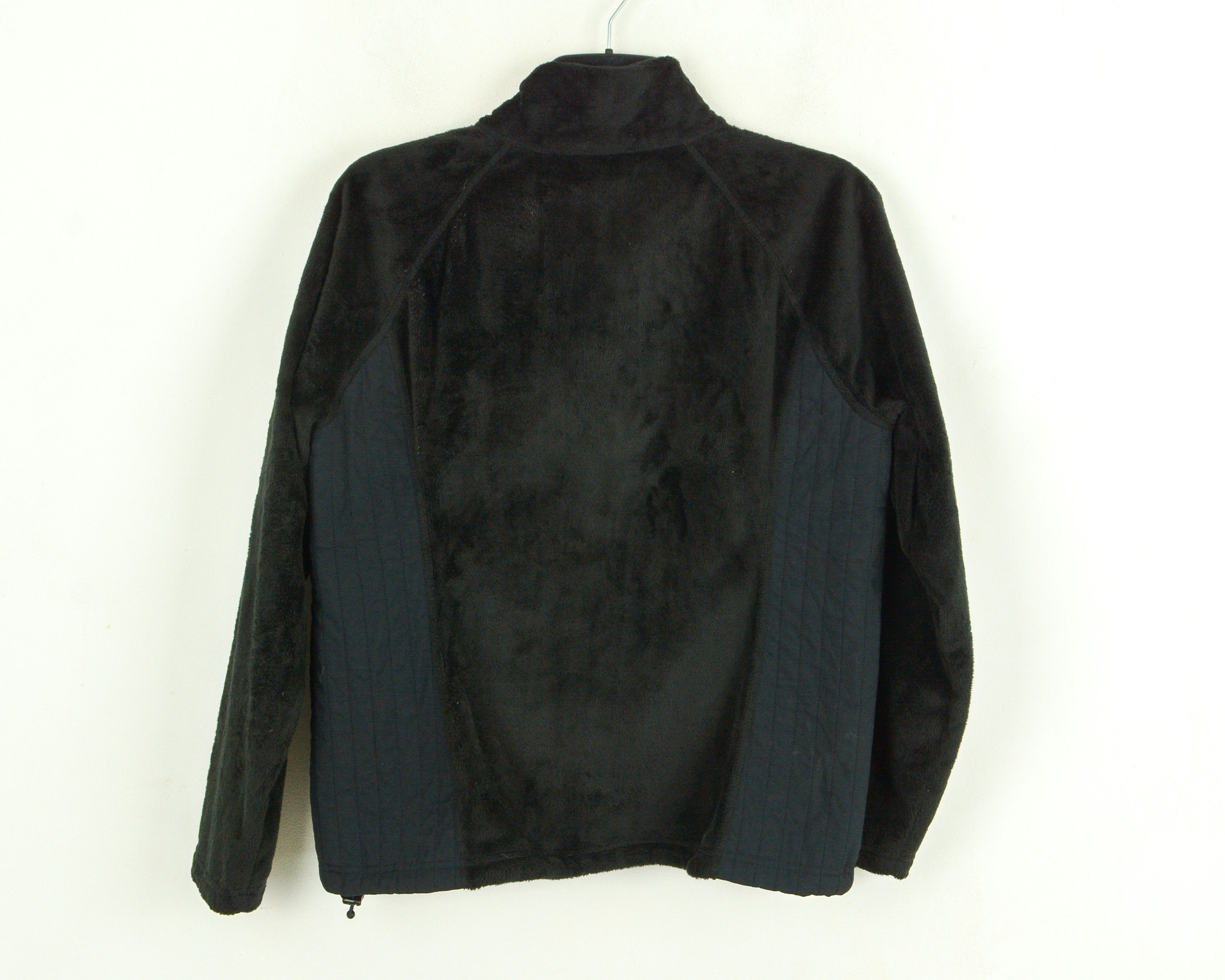 L.L. Bean Women L Fleece Jumper Ladies Jacket Sweatshirt Black LG-PET Size L / US 10 / IT 46 - 3 Thumbnail