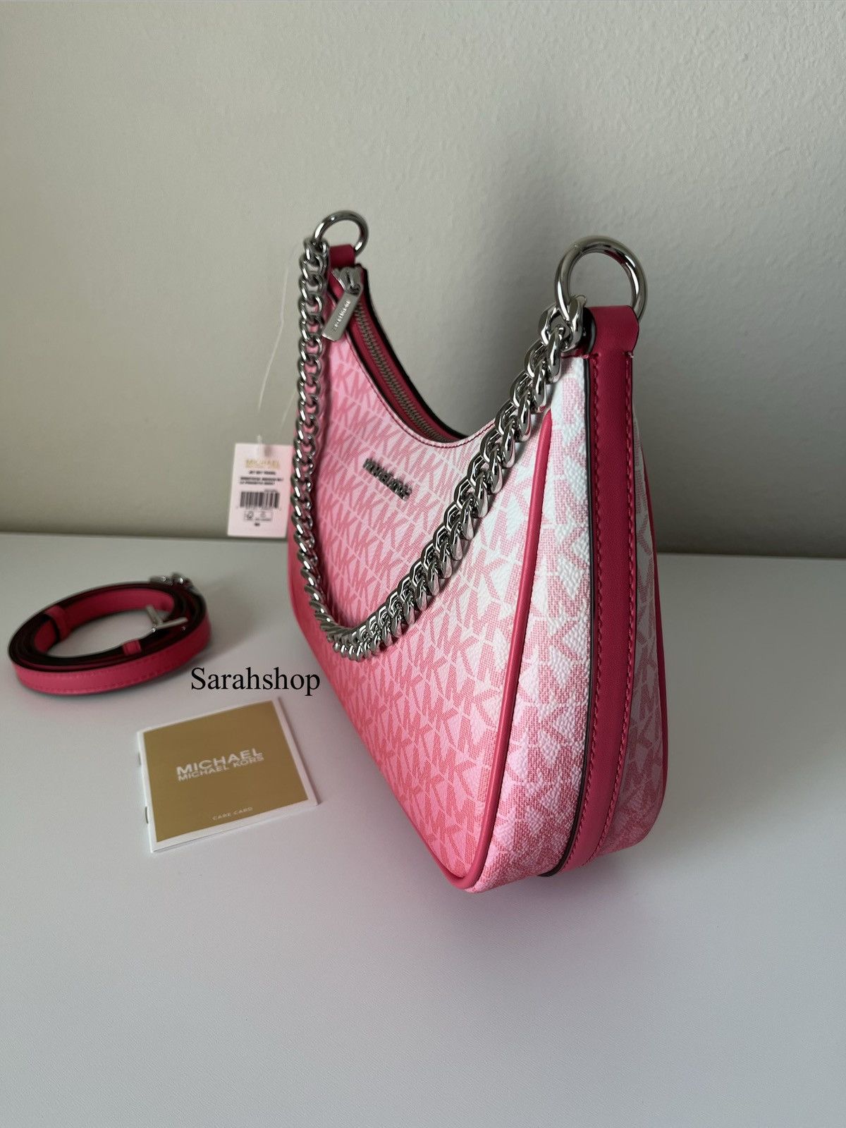 Michael Kors Michael Kors Jet Set Travel Large Pouchette Crossbody Size ONE SIZE - 4 Thumbnail