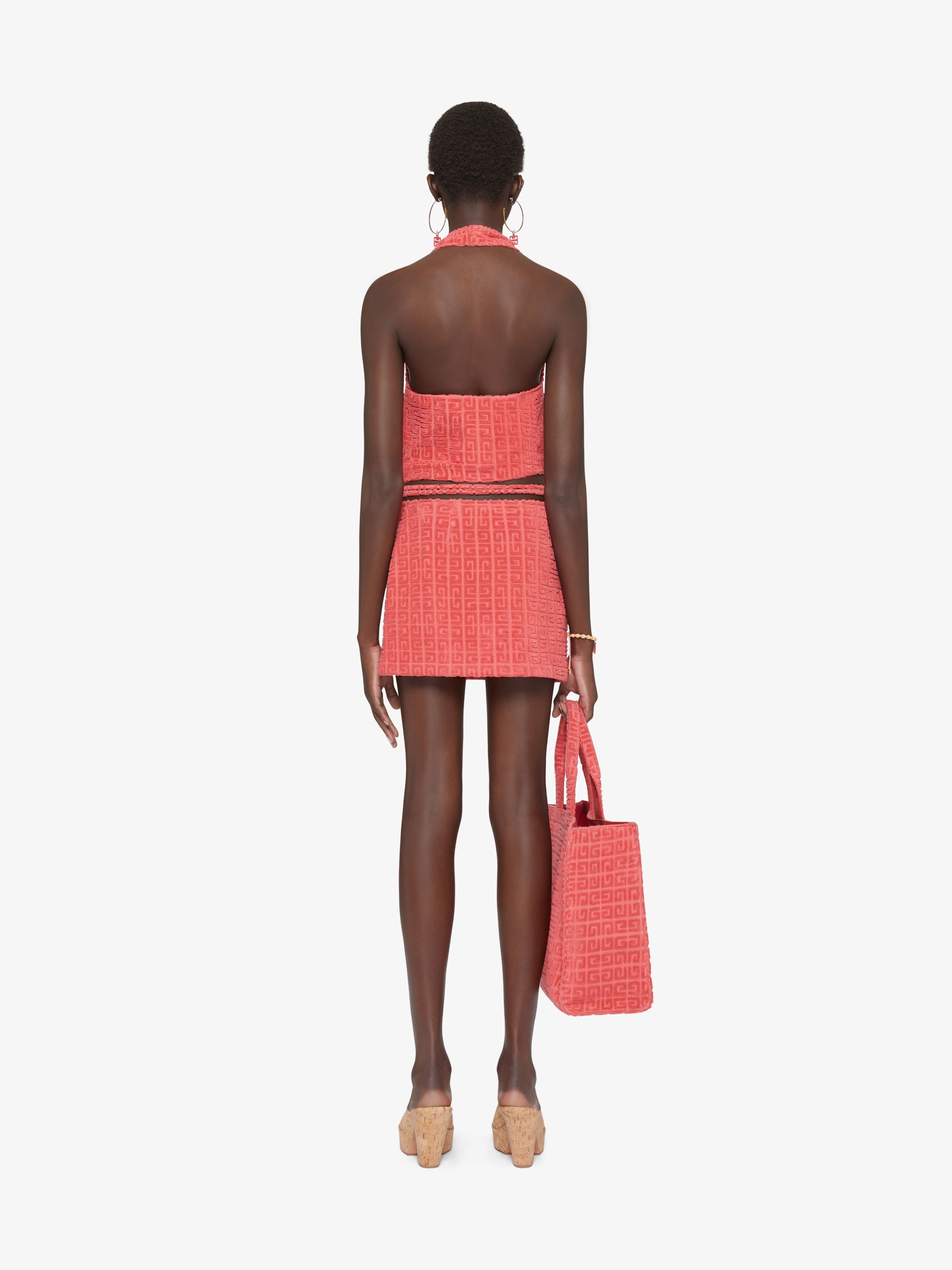 Givenchy o1w1db10825 Halter Neck Cropped Top in Pink Size XXS / US 00 / IT 34 - 4 Thumbnail