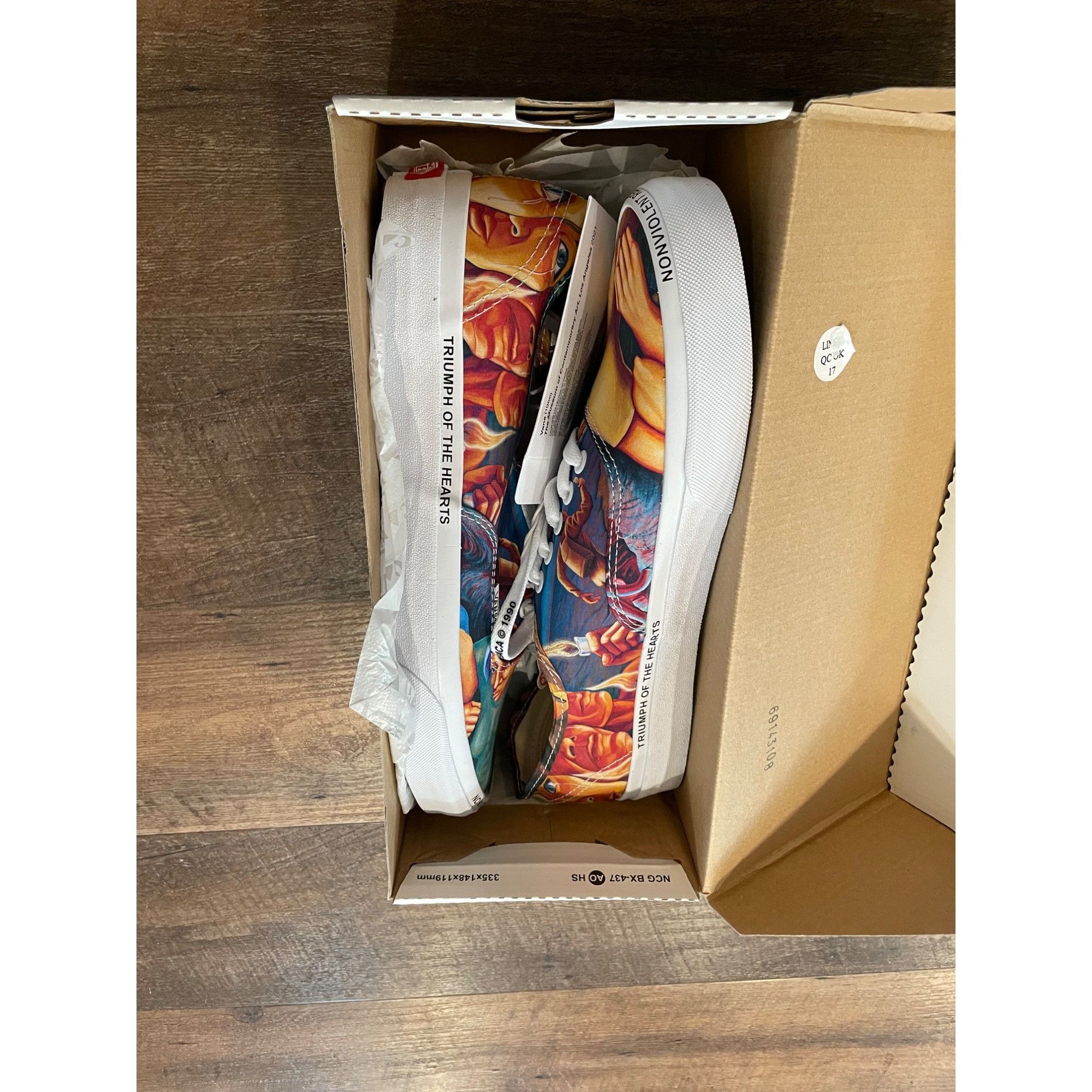 Vans NWT Vans x MOCA Judy Baca Authentic Skate Shoes Art Social C Size US 11.5 / EU 44-45 - 4 Thumbnail