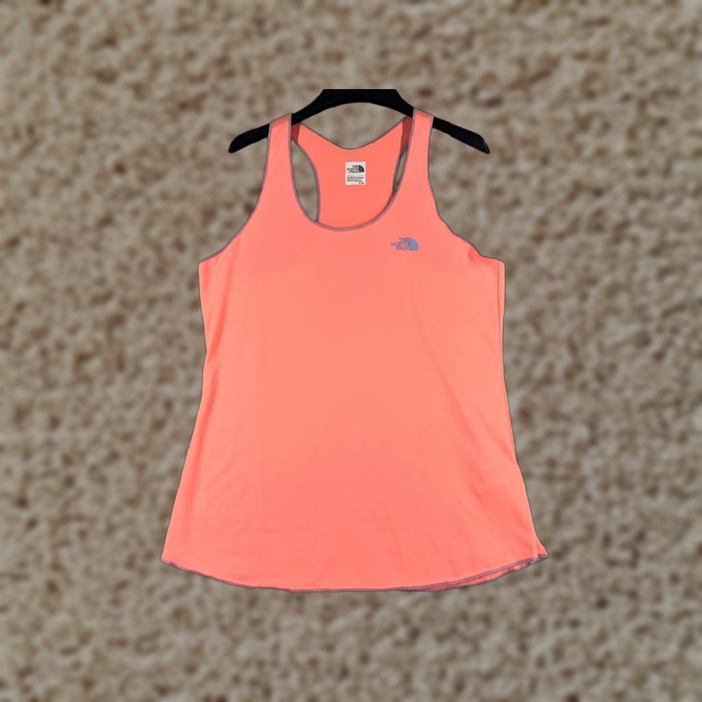 The North Face The North Face Shirt Women Large Coral Tank Sleeveless 100% Polyester Gym Beach Size L / US 10 / IT 46 - 1 Thumbnail