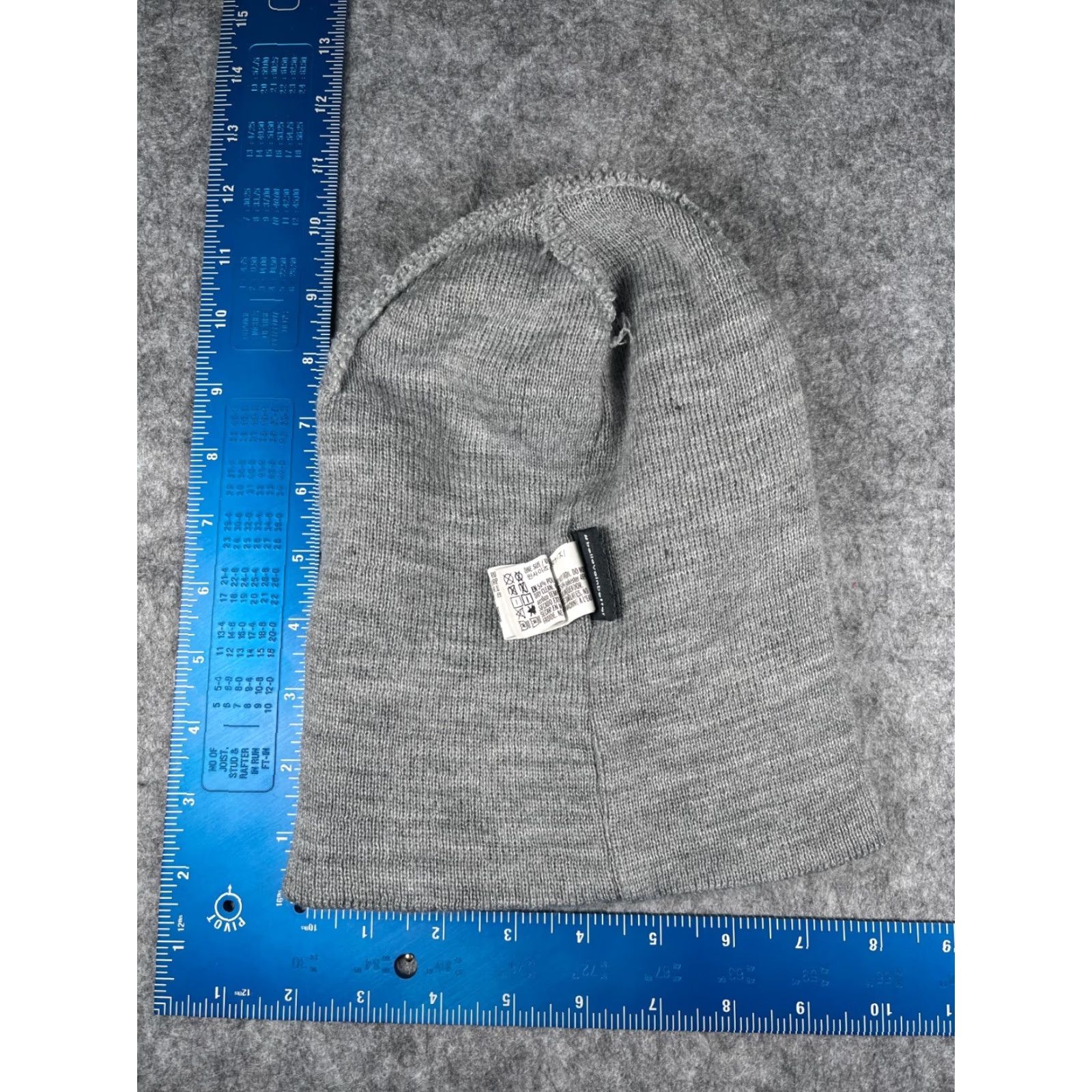 Vintage Polylana Beanie Toque Adult One Size Gray Knit Acrylic Polyester Blend Skate Hat Men Women Size ONE SIZE - 5 Thumbnail