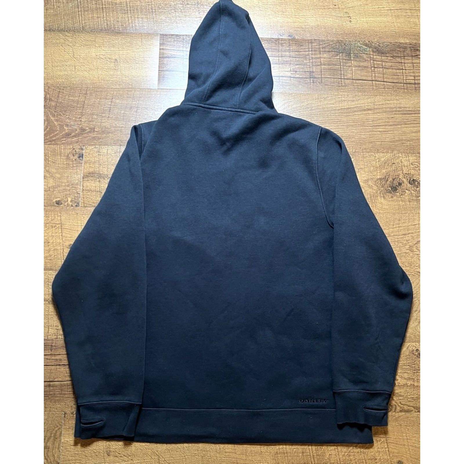 Oakley VINTAGE Oakley Hoodie Full Zip Black Mens XXL Logo 90s Pockets Hooded Size US XXL / EU 58 / 5 - 3 Thumbnail
