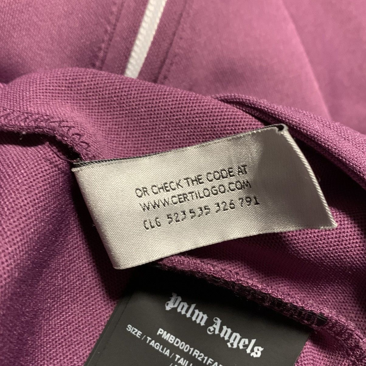Palm Angels Palm Angels Medium Classic Purple Track Jacket Top Size US M / EU 48-50 / 2 - 9 Thumbnail