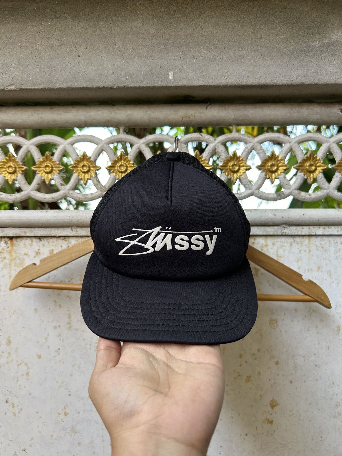 Stussy OG Stussy Split Logo Trucker Cap /Travis Flacko Scott Size ONE SIZE - 2 Thumbnail