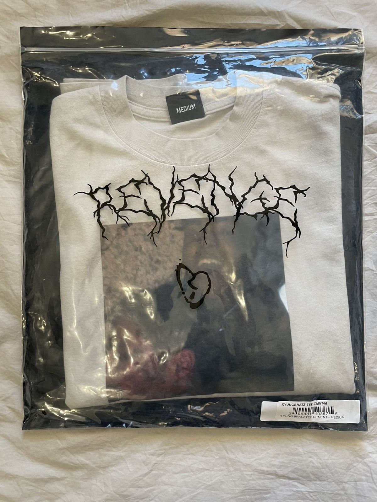 Revenge Revenge XXXTentacion Yung Bratz Tee Cement Size US M / EU 48-50 / 2 - 8 Thumbnail