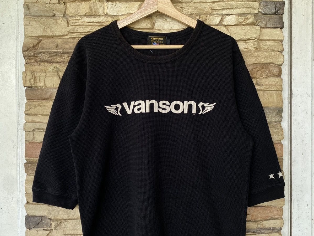 Vanson Leathers Vintage Vanson Leather 3 quarter Sleeve Tees Size US L / EU 52-54 / 3 - 5 Thumbnail