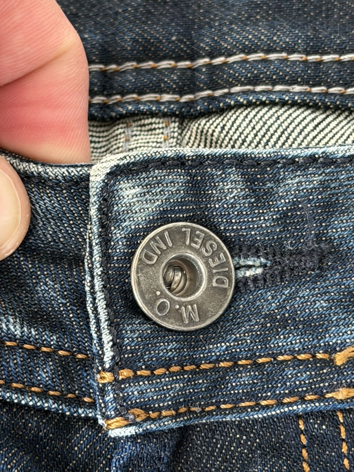 Diesel ‼️Vintage Diesel IND Ladder Baggy Black Denim Jeans‼️ Size US 33 - 18 Thumbnail