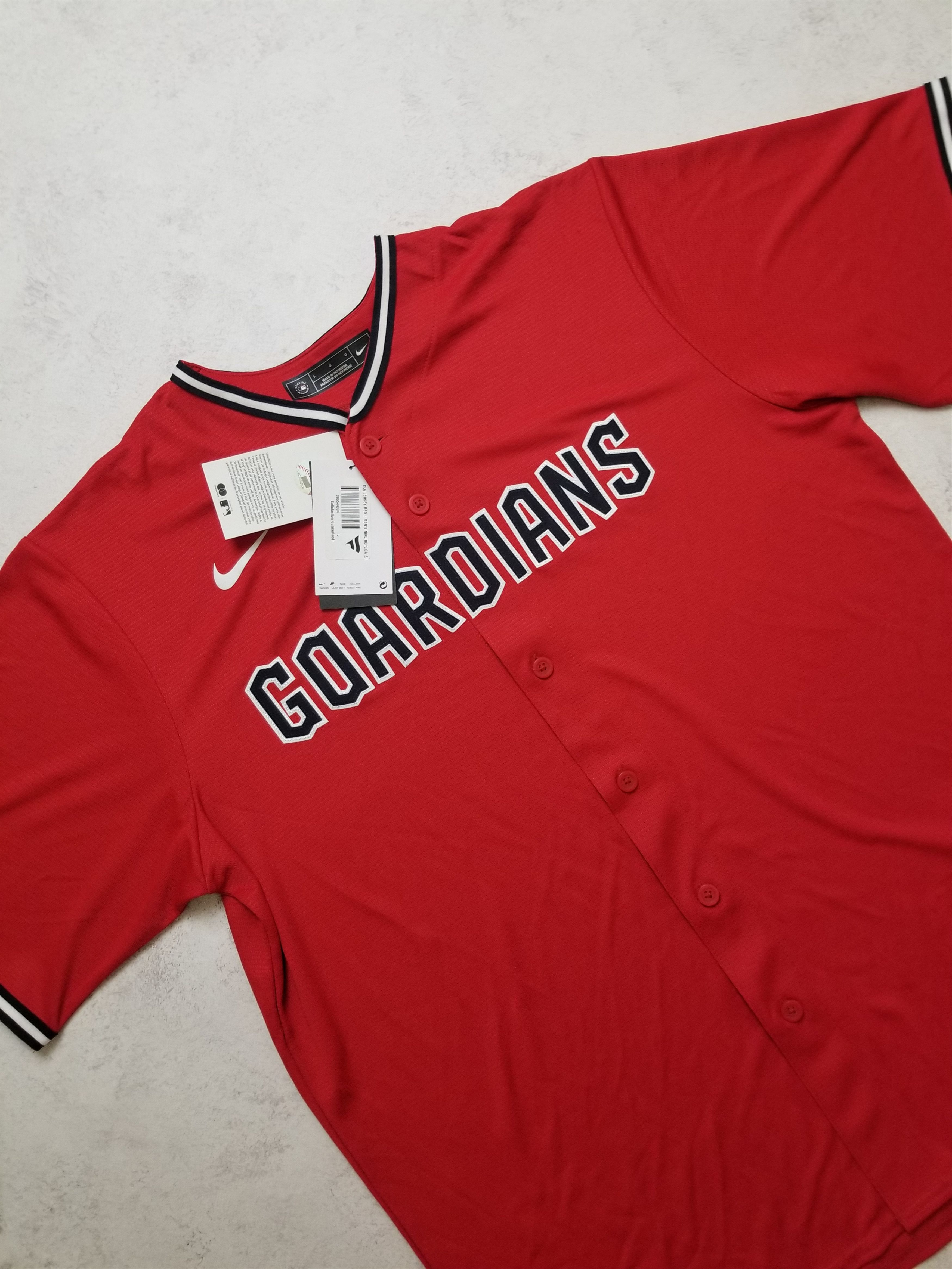 Nike Nike Cleveland Guardians Replica 2.0 Alternate Blank Jersey Size US L / EU 52-54 / 3 - 6 Thumbnail