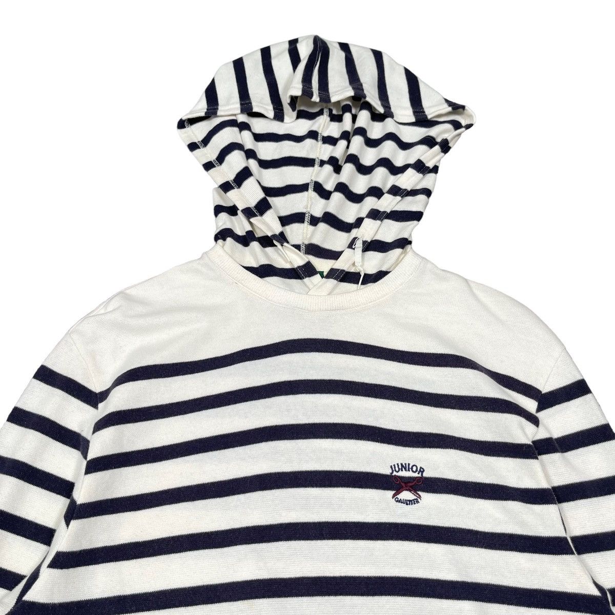 Jean Paul Gaultier Jean Paul Gaultier Junior Striped Vintage 2000s Hoodie Size US S / EU 44-46 / 1 - 3 Thumbnail