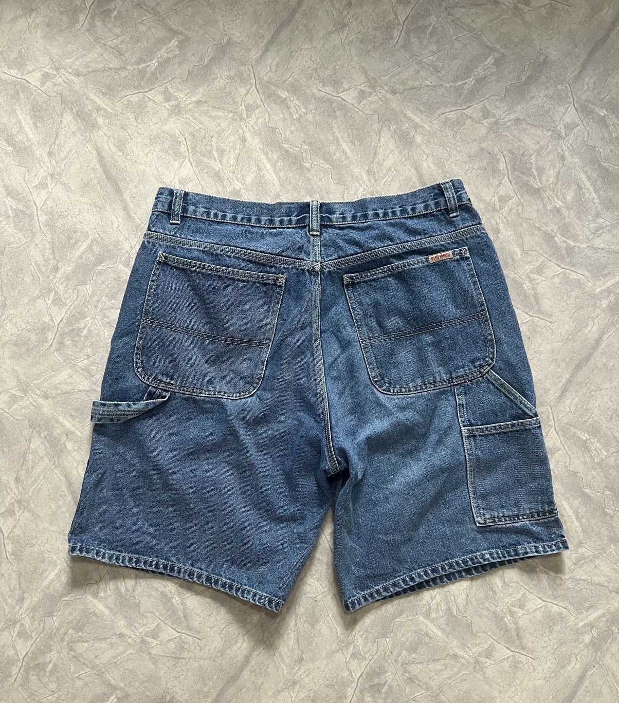 Carhartt × Vintage Crazy Vintage Y2K Baggy Carpenter Jean Shorts Size US 34 / EU 50 - 1 Thumbnail